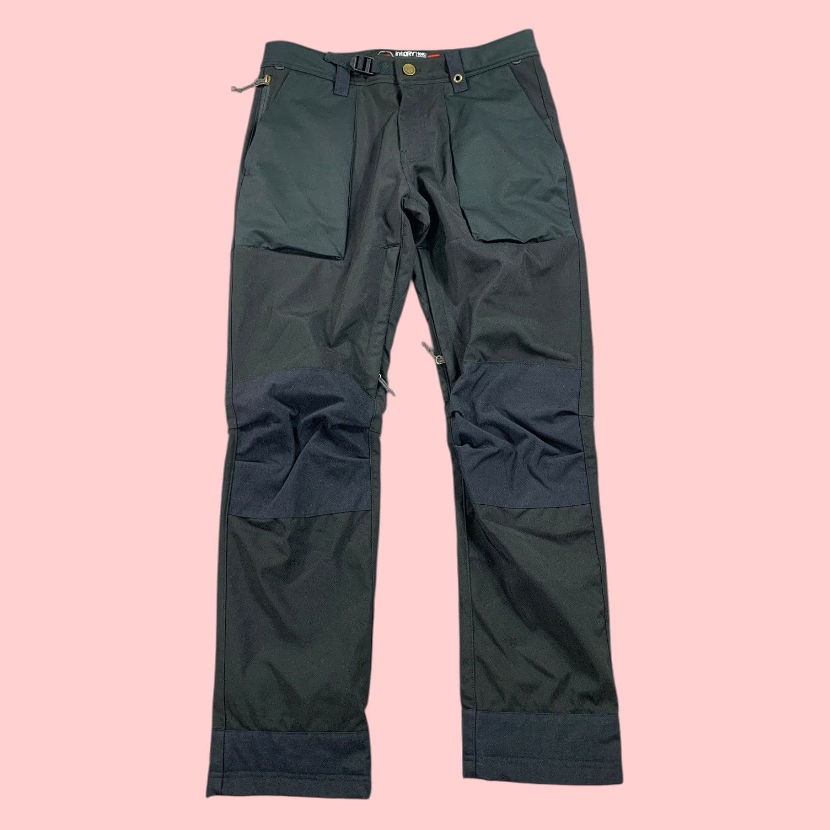 VINTAGE 686 Utility Pant Mens M 32x31 Black Waterproof Breathable