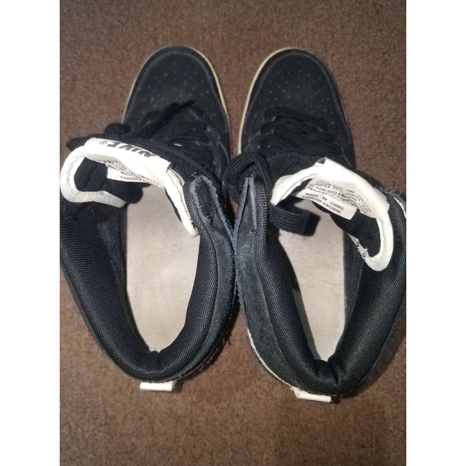 Nike Nike Dunk Sky Hi Hidden Wedge Heel 528899-002 Black White High Womens 7.5 Size US 6 / IT 36 - 3 Thumbnail