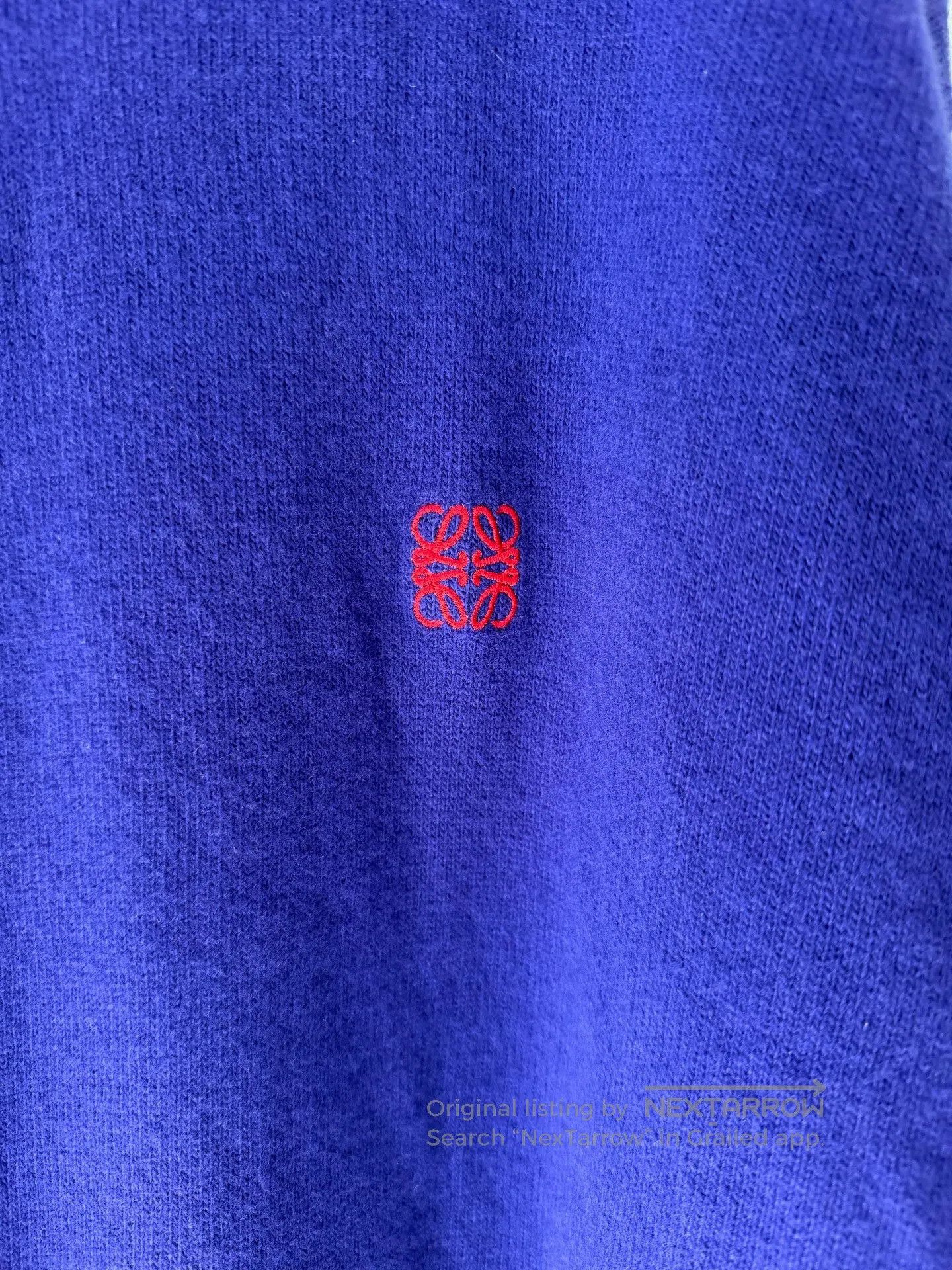Loewe LOEWE Royal Blue Sweater. Size L / US 10 / IT 46 - 7 Thumbnail
