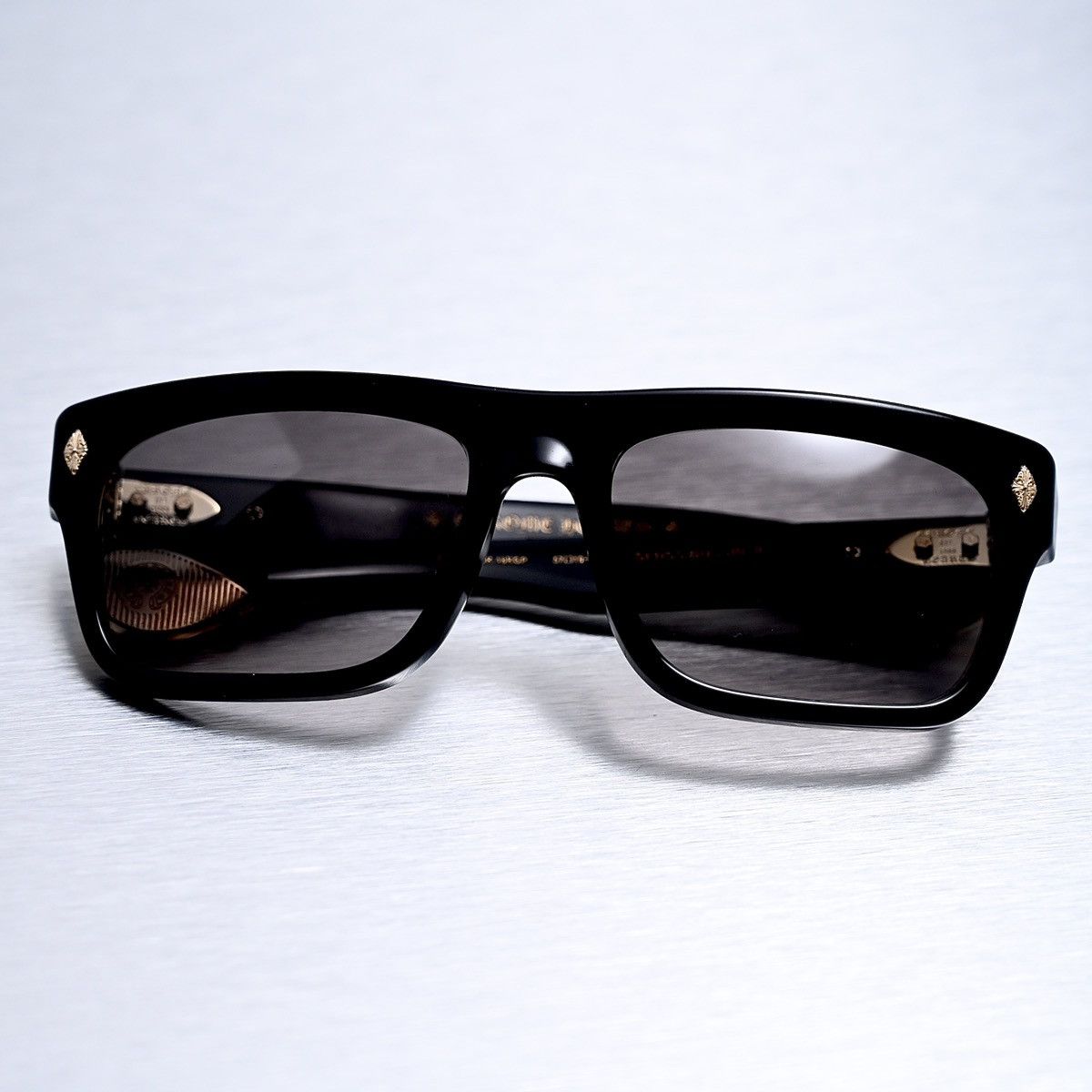 Chrome Hearts CHROME HEARTS SLUSS BUSSIN II BLACK-18KGP SUNGLASSES Size ONE SIZE - 10 Thumbnail
