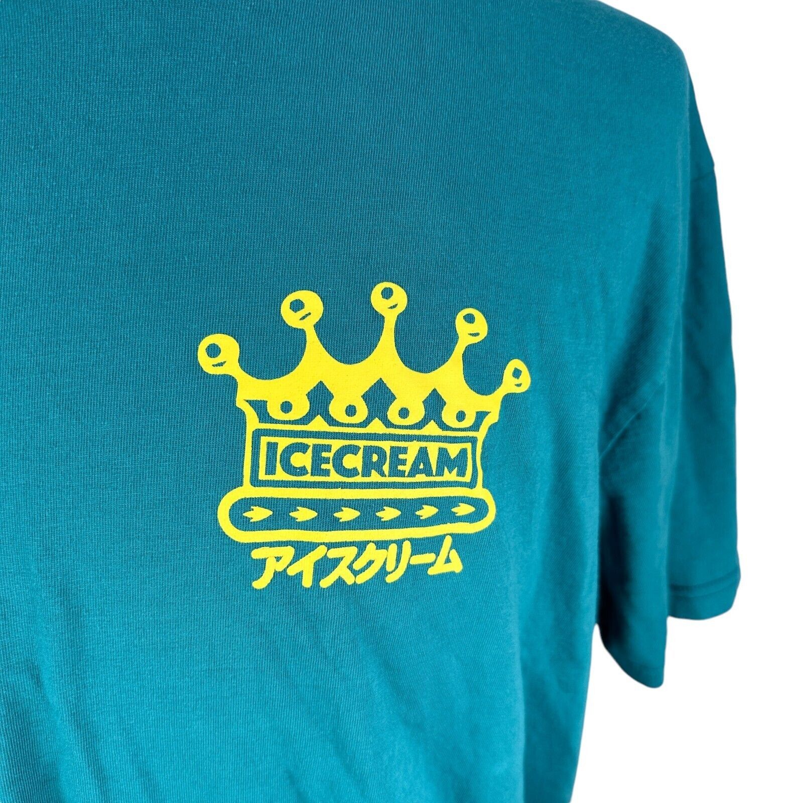 Icecream Icecream T-Shirt Men’s 2X 2XL XXL Blue Cotton Short Sleeve Size US XXL / EU 58 / 5 - 2 Thumbnail