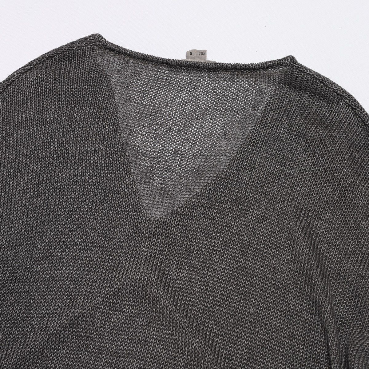 Helmut Lang Helmut Lang Vintage Linen Mesh Sweater Top Metallic Size S / US 4 / IT 40 - 8 Thumbnail