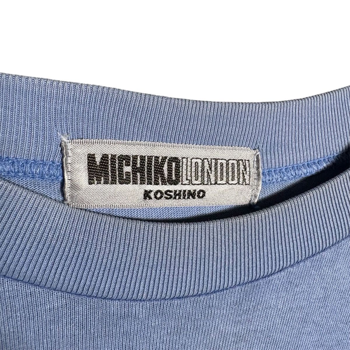 Michiko Koshino London Vintage 90s Michiko Koshino London Single Stitch T-Shirt Size US L / EU 52-54 / 3 - 6 Thumbnail