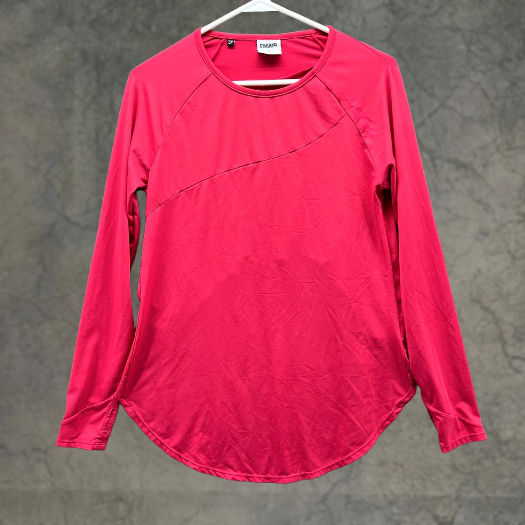 Gymshark Gymshark Sweatshirt Women Small Pink Long Sleeve Athletic Training Gym Running T-Shirt Mens Womens Girls Boys Size S / US 4 / IT 40 - 1 Thumbnail