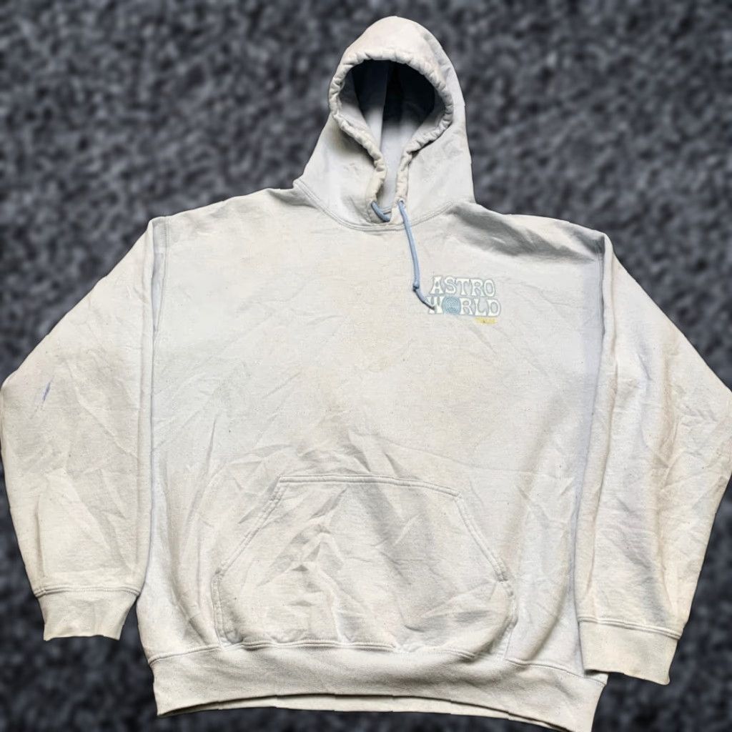 Hereu VINTAGE Astroworld Wish You Were Here Tour Staff Hoodie Mens XL Blue Fleece Lined Casual Size US XL / EU 56 / 4 - 1 Thumbnail