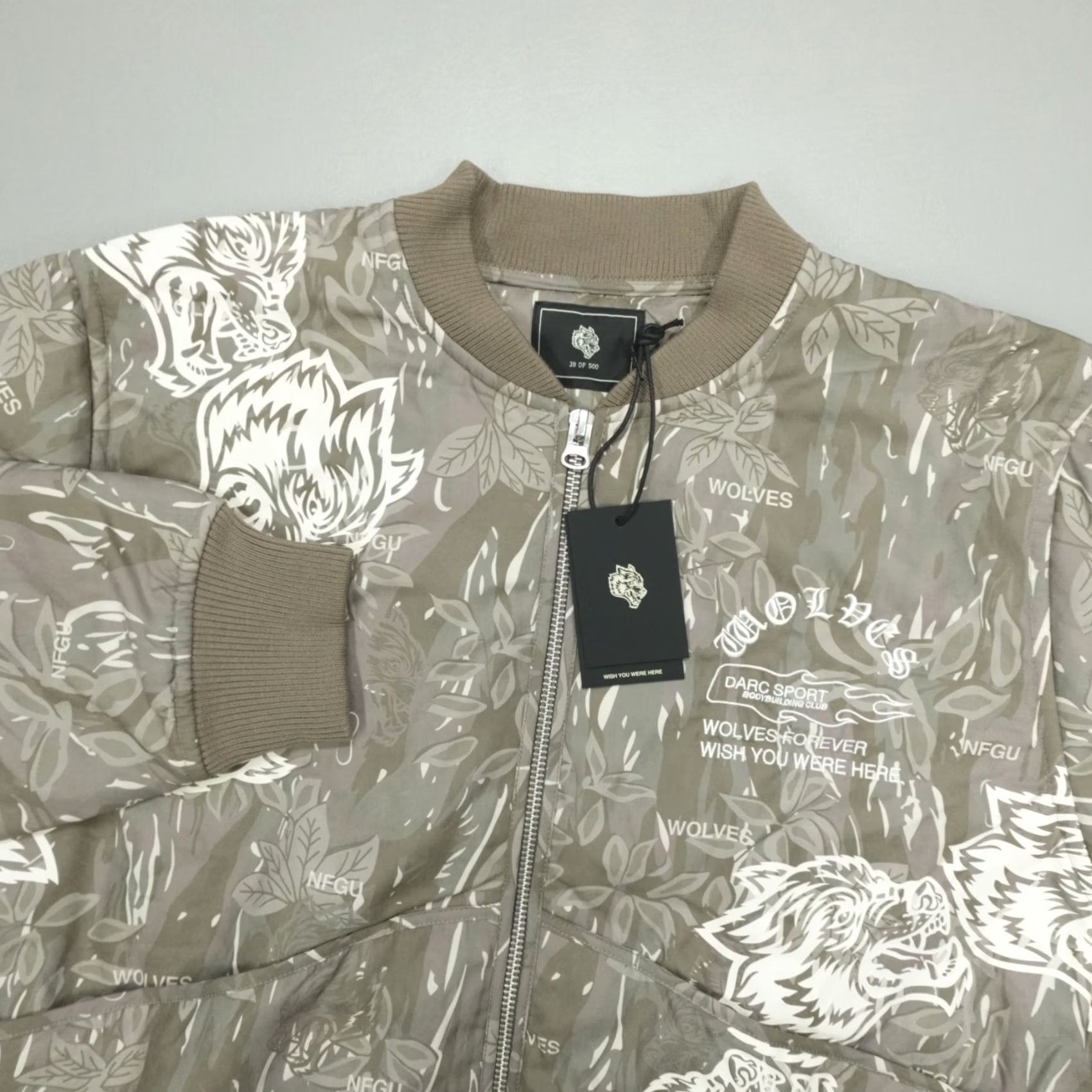 Darc Sport Darc Sport Surrounded By Family Boxy Men’s XL Darco Quilted Zip Jacket Oak Norse Camo Size US XL / EU 56 / 4 - 2 Thumbnail