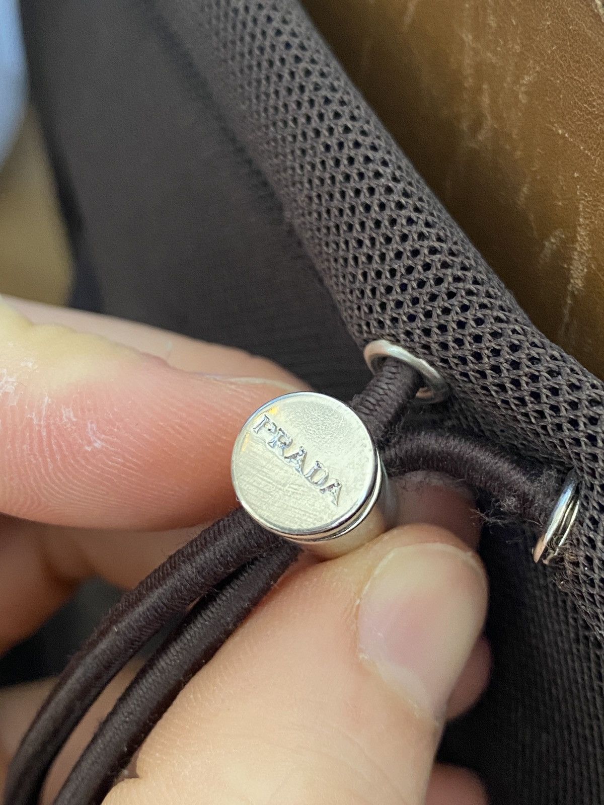 Prada 1990s Leather Shoulder Bag Size ONE SIZE - 11 Thumbnail