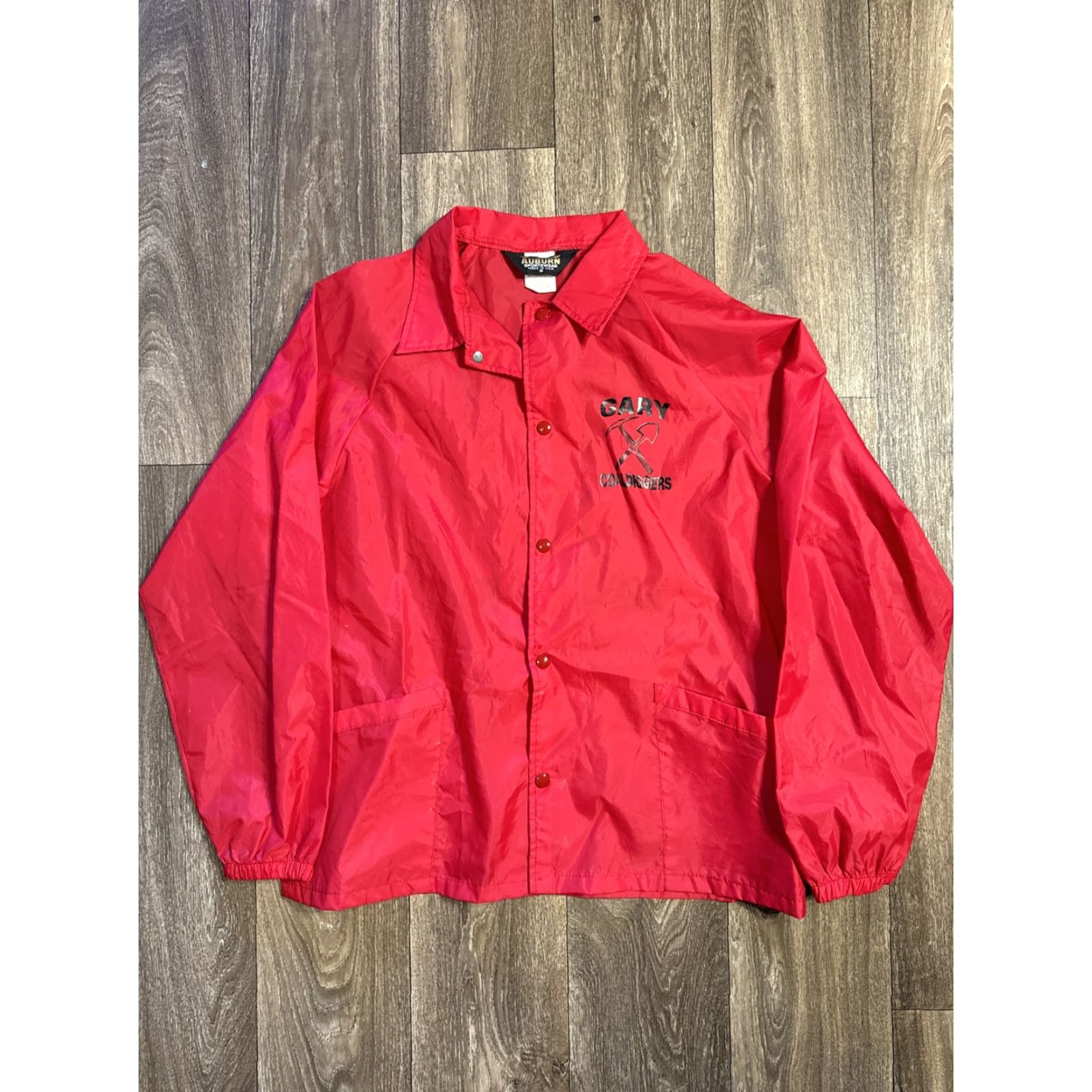 Vintage VINTAGE Gary High School Coaldiggers West Virginia Red Windbreaker Jacket Medium Mens M Red Windbreaker School 90s Size US M / EU 48-50 / 2 - 3 Thumbnail