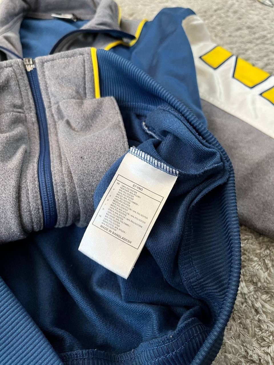 Nike × Vintage 90s Nike Zip-Hoodie Vintage Streetwear Big Logo Swoosh Rare Size US S / EU 44-46 / 1 - 11 Thumbnail