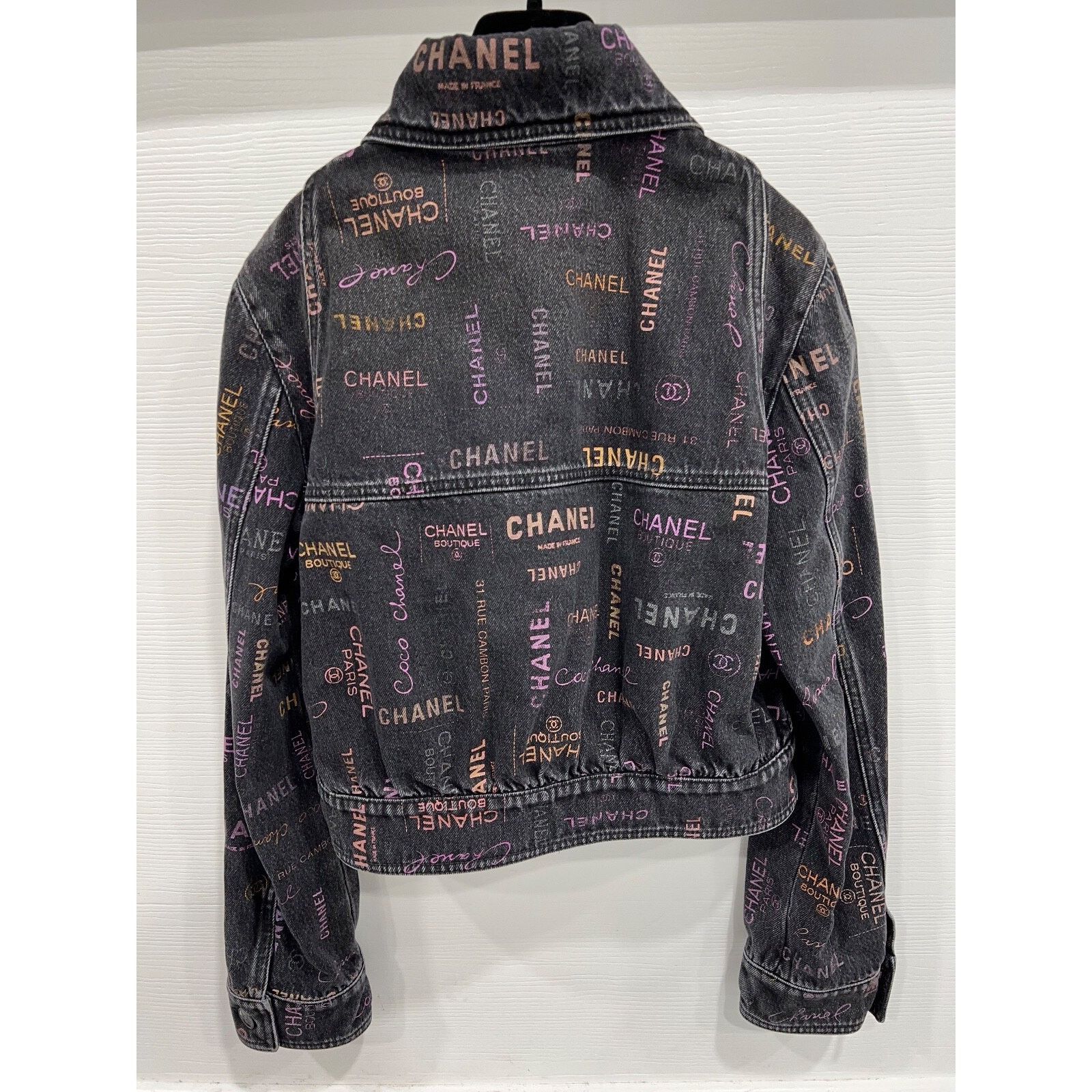 Chanel Chanel Graffiti Logo Denim Runway Long Sleeve Jacket 38 Size XS / US 0-2 / IT 36-38 - 10 Thumbnail
