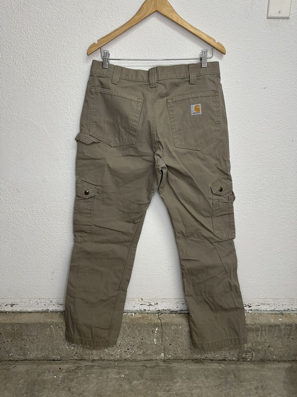 Carhartt Carhartt Beige Cargo Pants 32 x 30 Size US 32 / EU 48 - 1 Thumbnail