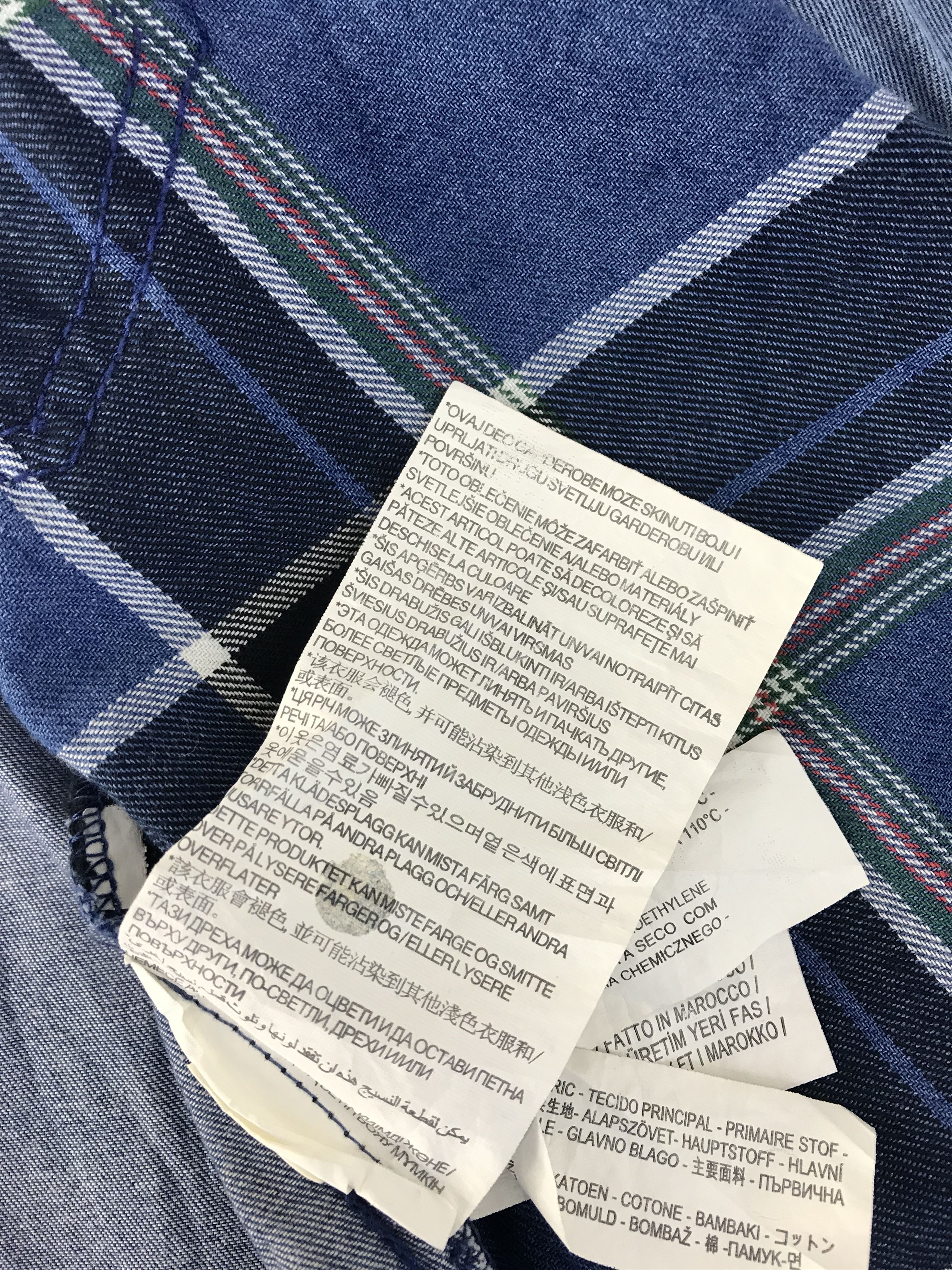 Zara Zara Man Denim Couture Slim Fit Western Denim Shirt Size US S / EU 44-46 / 1 - 12 Thumbnail
