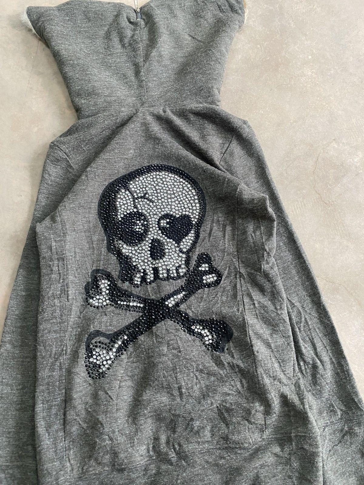 Hysteric Glamour KARY JAPAN SKULL PUNK GRUNGE FUR JACKET MOHAIR 90s LGB Size M / US 6-8 / IT 42-44 - 10 Thumbnail
