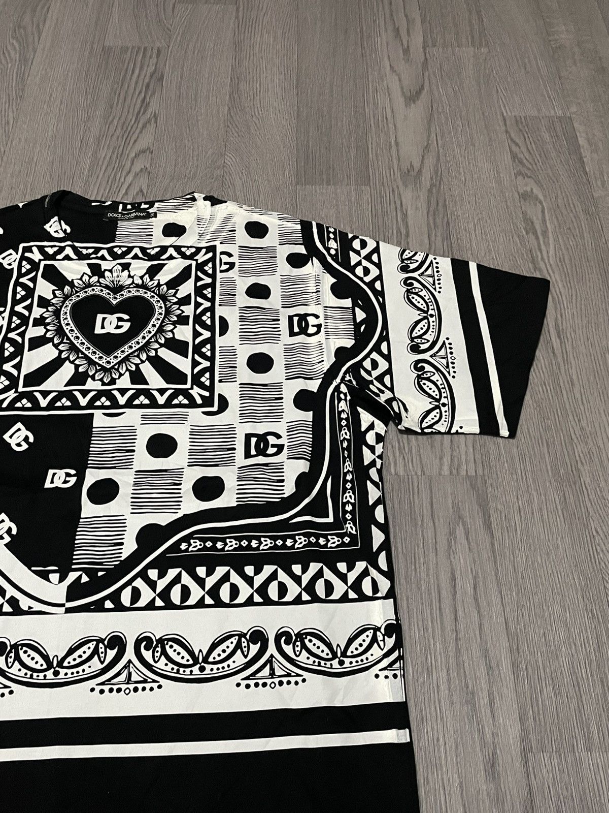 Dolce & Gabbana Dolce & Gabbana bandana tee Size US XL / EU 56 / 4 - 2 Thumbnail
