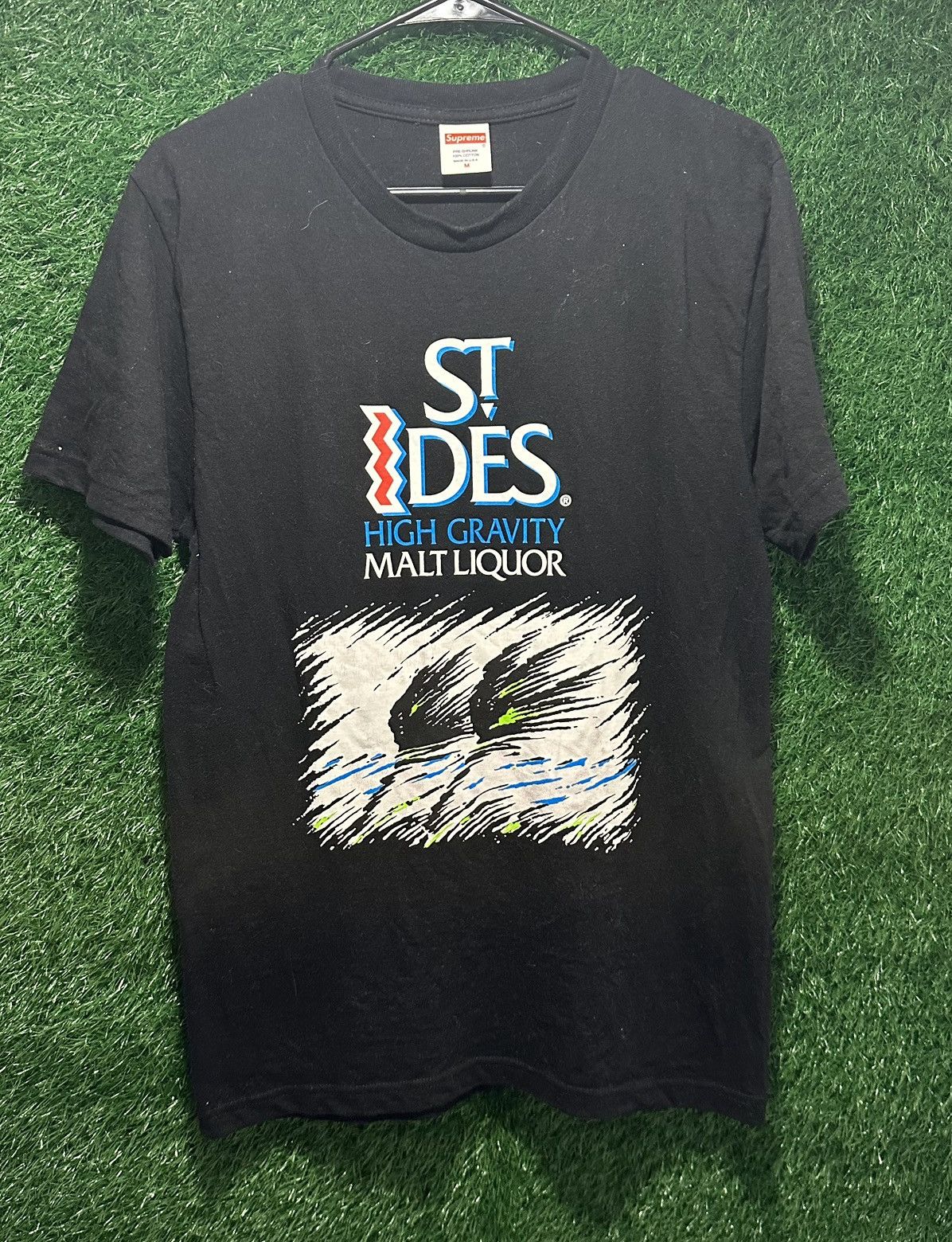 Supreme St Ides Supreme St Ides Tee Black Medium Sealed