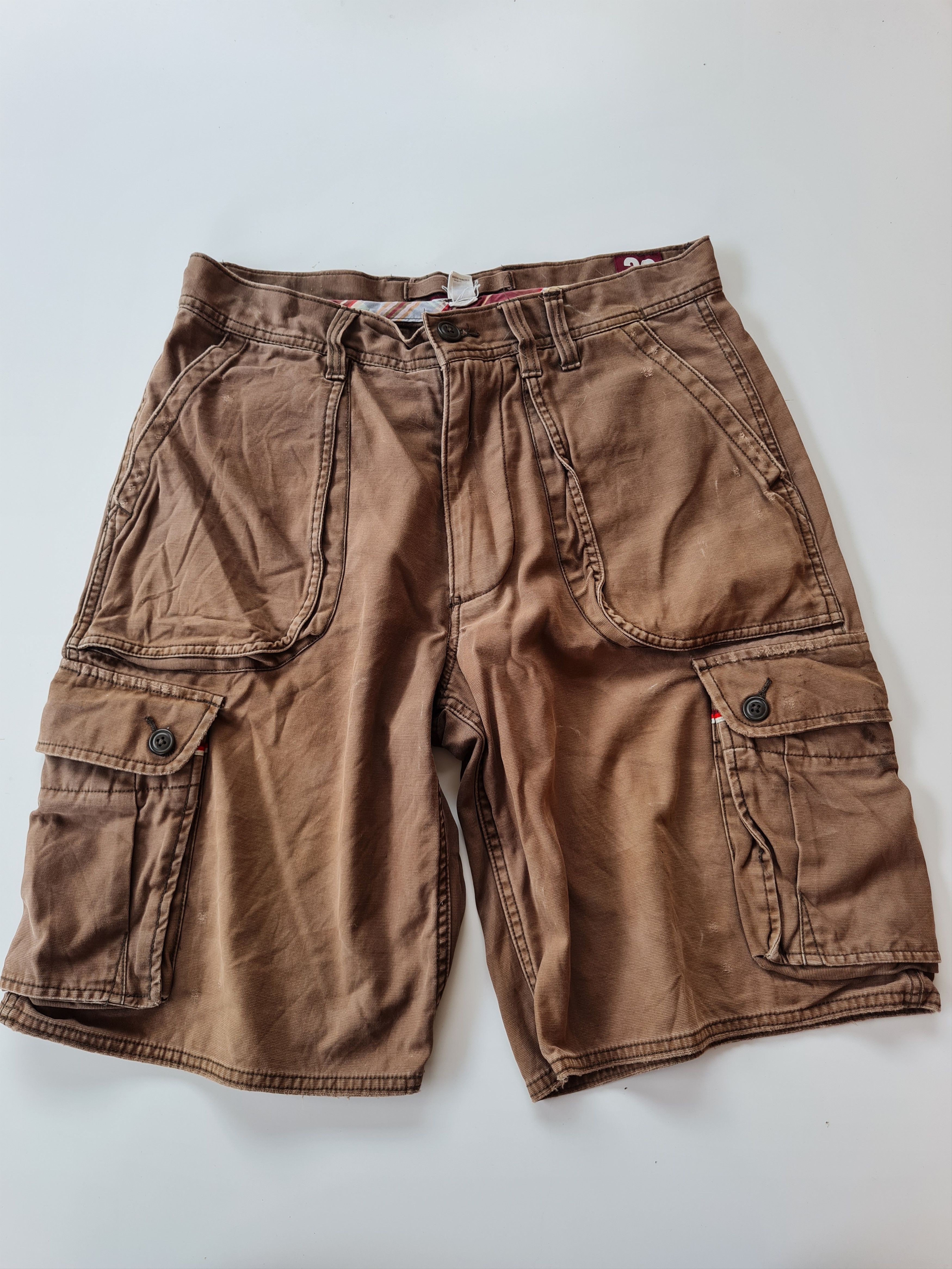 Old Navy × Vintage Vintage Old Navy Short Cargo Pants Size US 32 / EU 48 - 1 Thumbnail