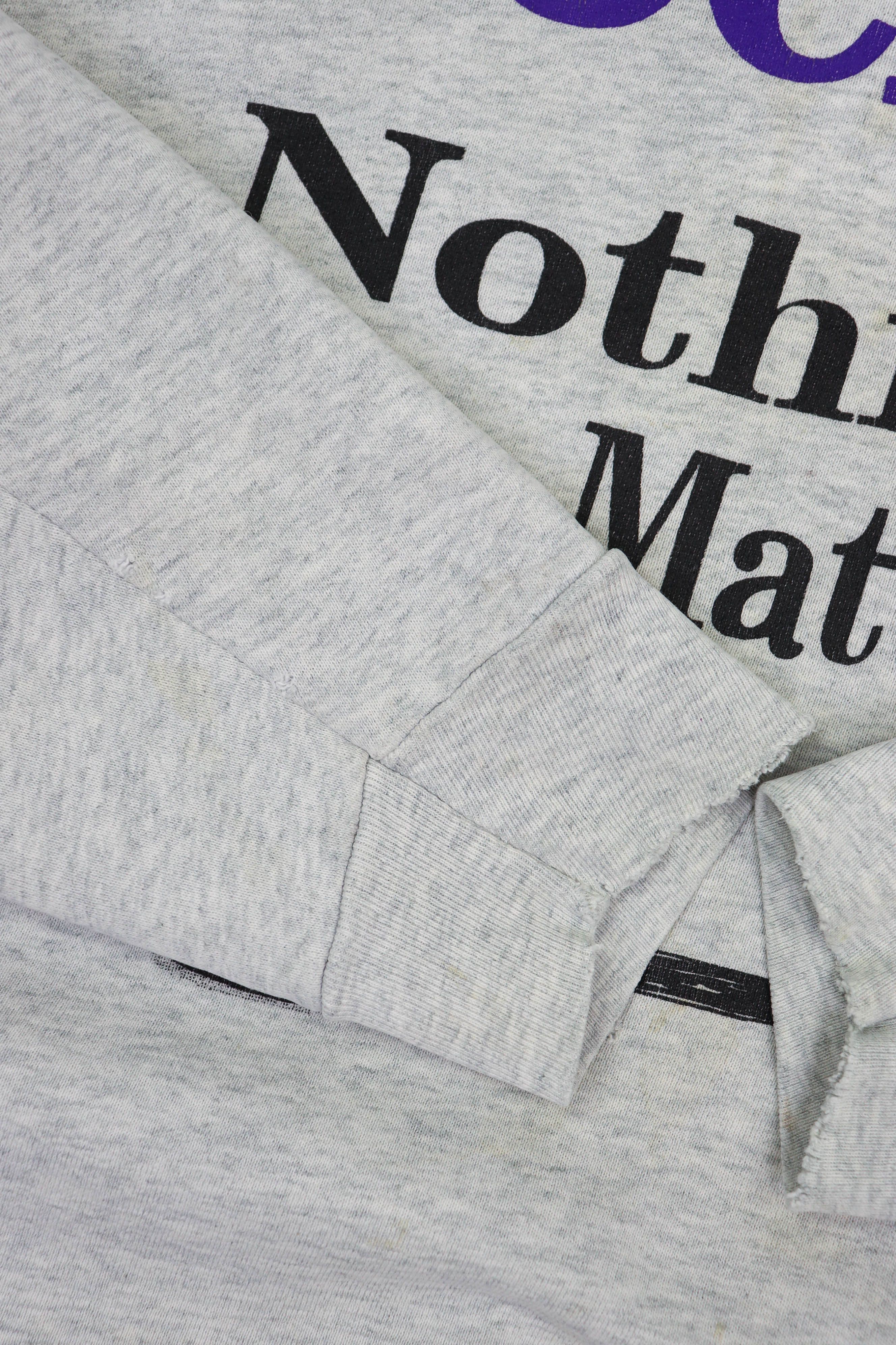 NHL Hockey Nothing Else Matters Vintage 90s Graphic Sweatshirt Size US XL / EU 56 / 4 - 11 Thumbnail