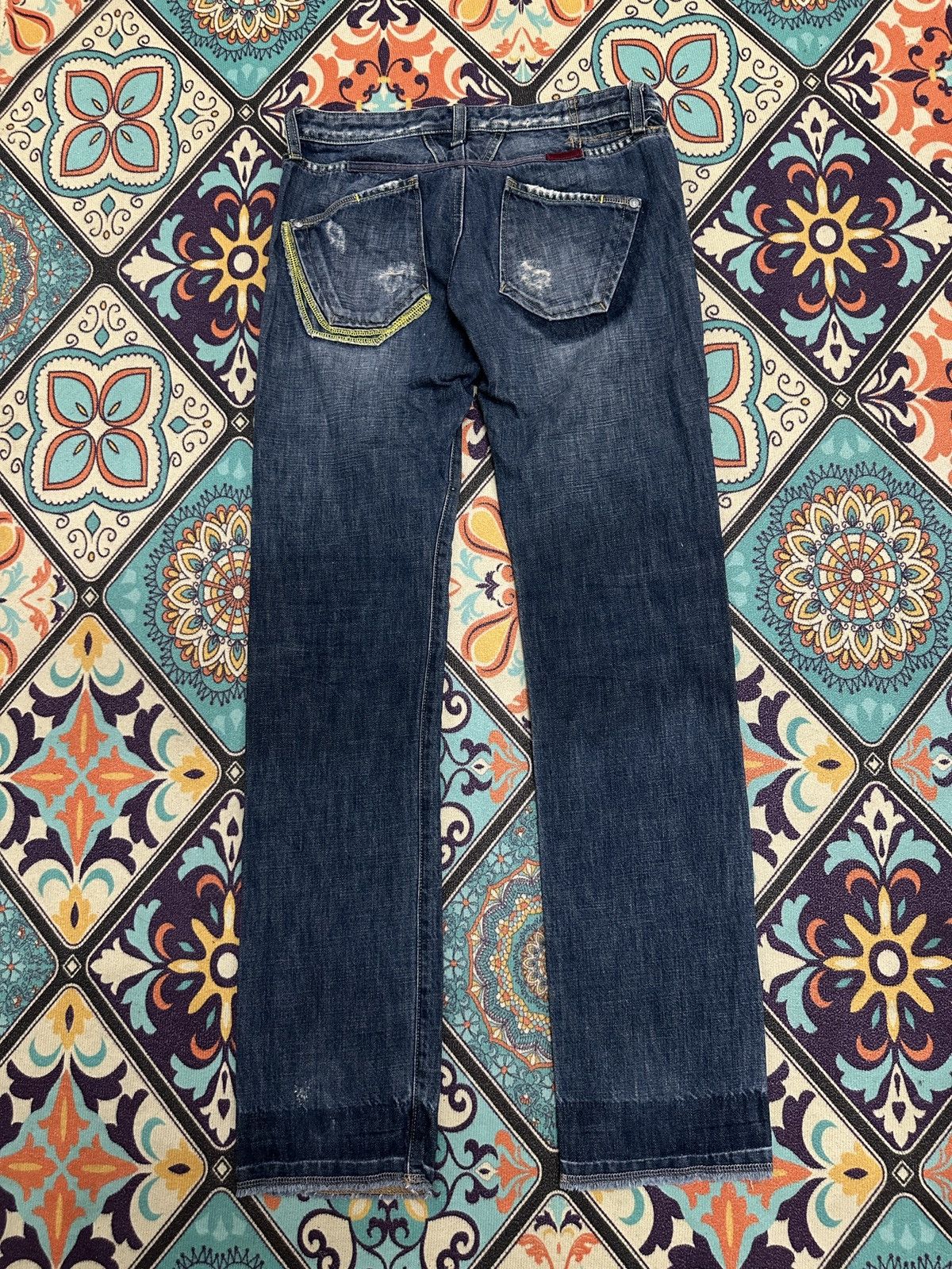 Marithe + Francois Girbaud 2000 Marithe + Francois Girbaud Wash Denim Jeans Size US 28 / EU 44 - 2 Thumbnail