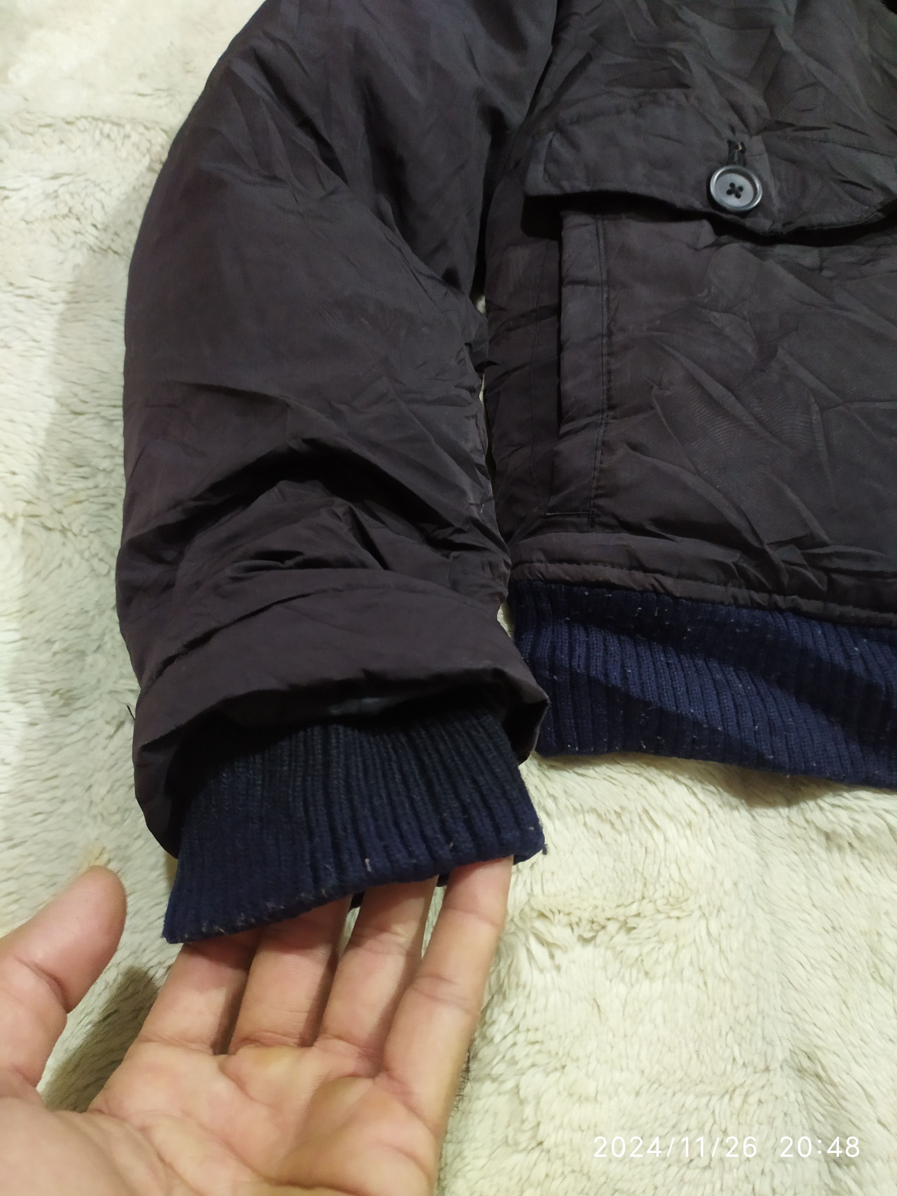 If Six Was Nine × Japanese Brand × Le Grande Bleu (L.G.B.) Japanese Gap hoodie fur jacket ifsixwasnine lgb style i Size US S / EU 44-46 / 1 - 4 Thumbnail
