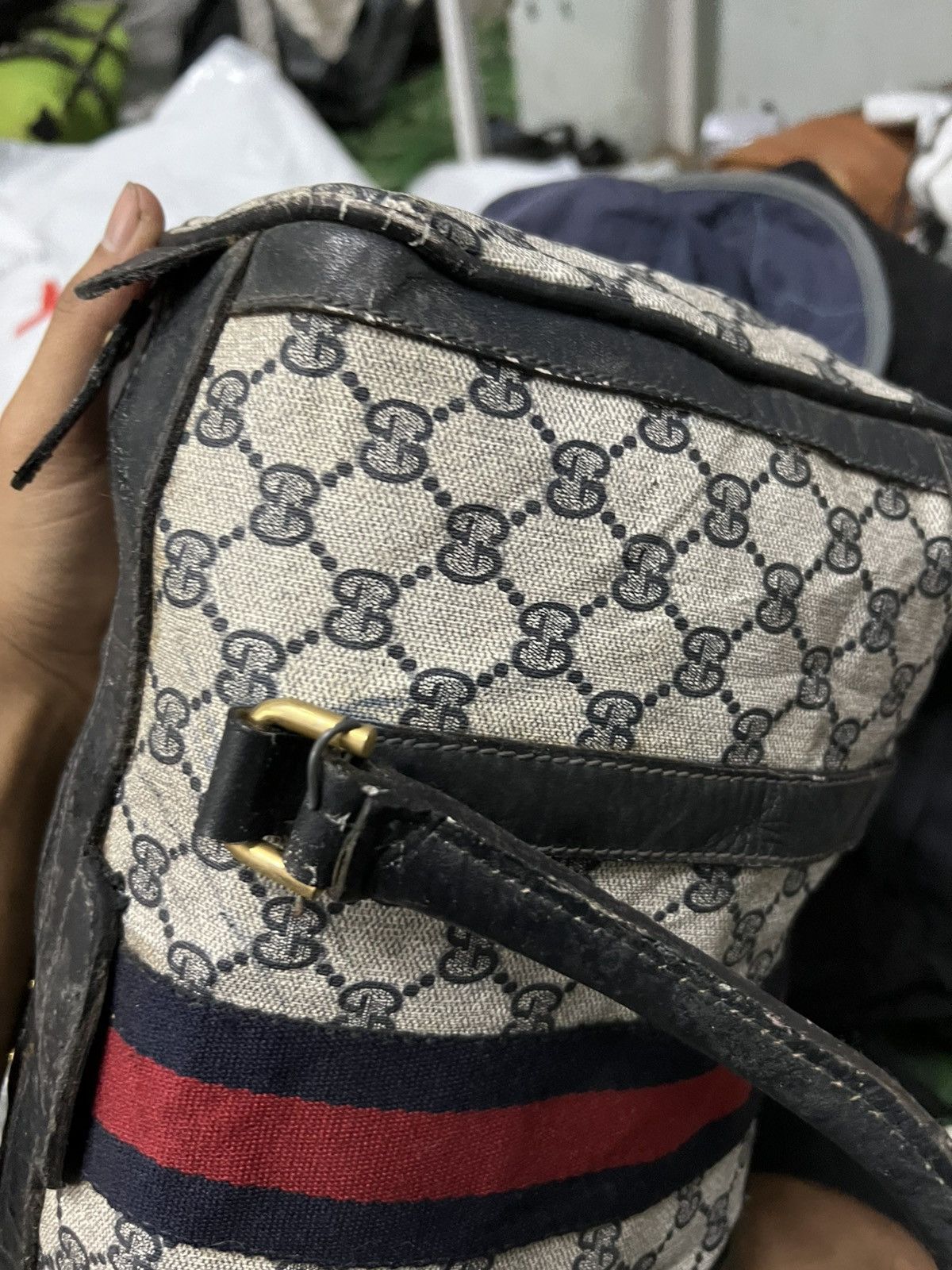 Gucci × Vintage Vintage Gucci Boston Spedy Bag Size ONE SIZE - 8 Thumbnail