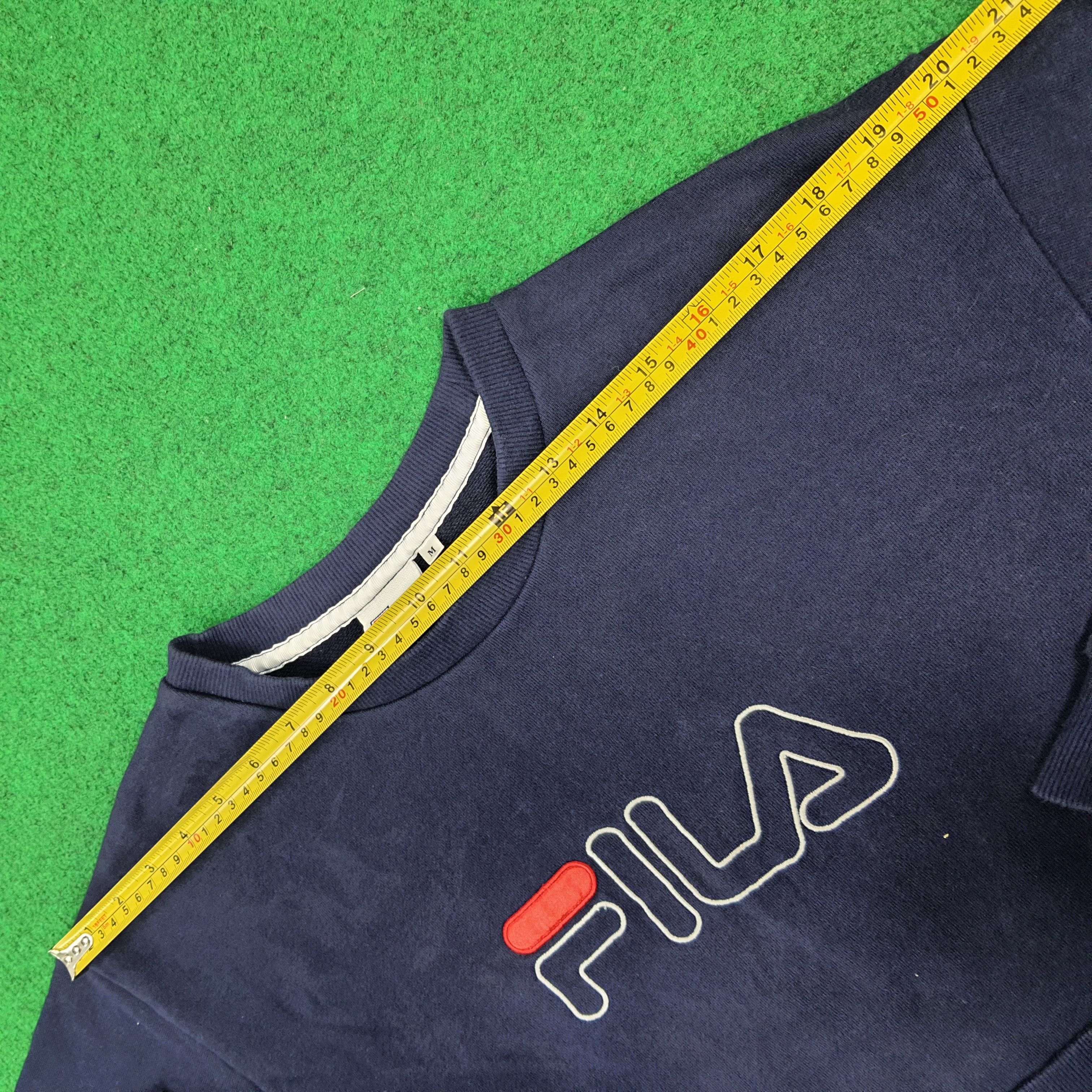 Fila Vintage FILA Sports Crop Top Sweatshirt C282N3 Size M / US 6-8 / IT 42-44 - 10 Thumbnail