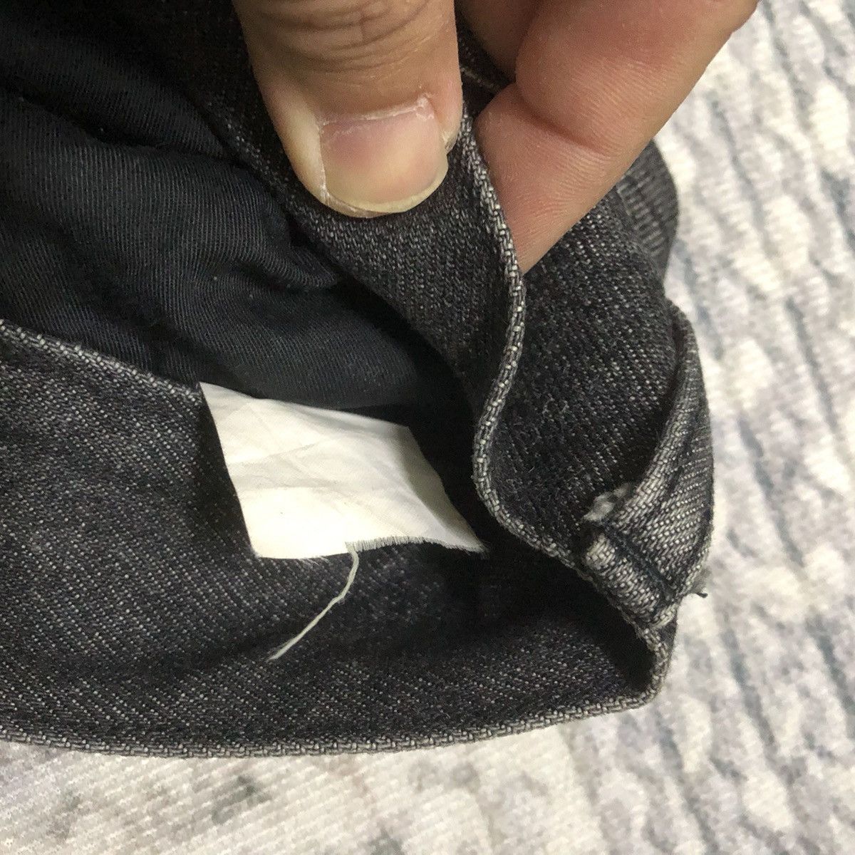 Rare Distressed Japanese Brand Punk Bondage Flare Jeans
