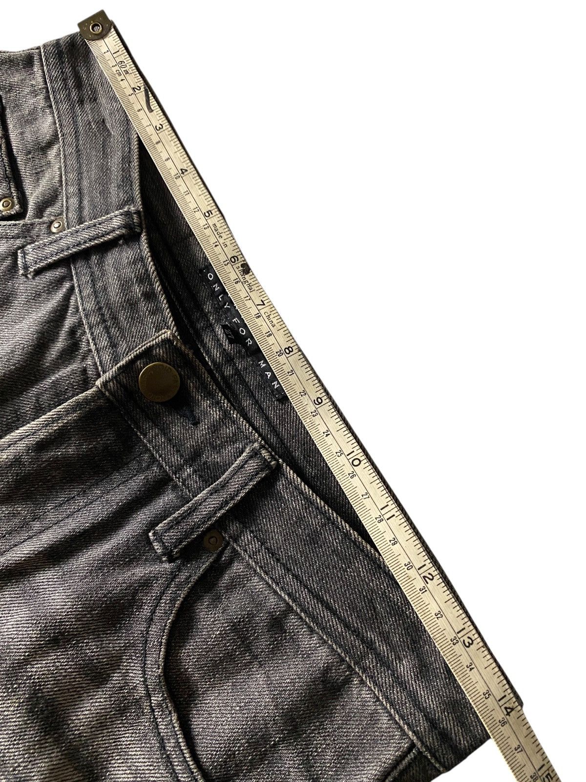 If Six Was Nine × Japanese Brand × Le Grande Bleu (L.G.B.) 2000's Paranoid Japan Distress Washed Flared Jeans Size US 27 - 11 Thumbnail
