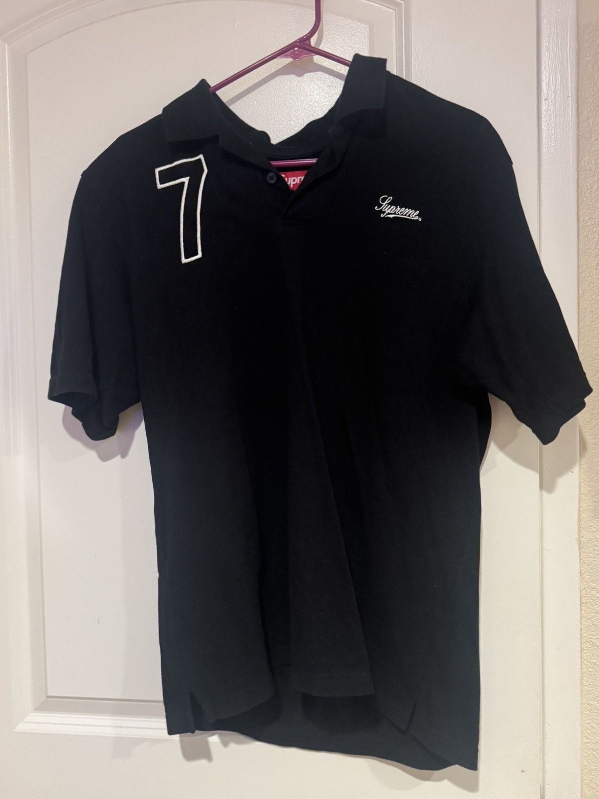 Supreme Cursive Polo | Grailed