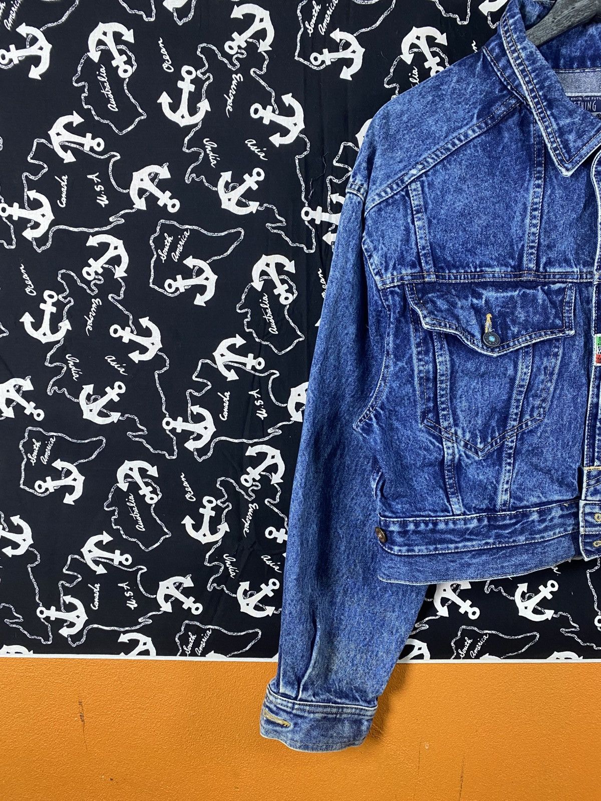 Edwin Vintage SOMETHING EDWIN Japanese Denim Jacket Blue Selvedge Size M / US 6-8 / IT 42-44 - 7 Thumbnail