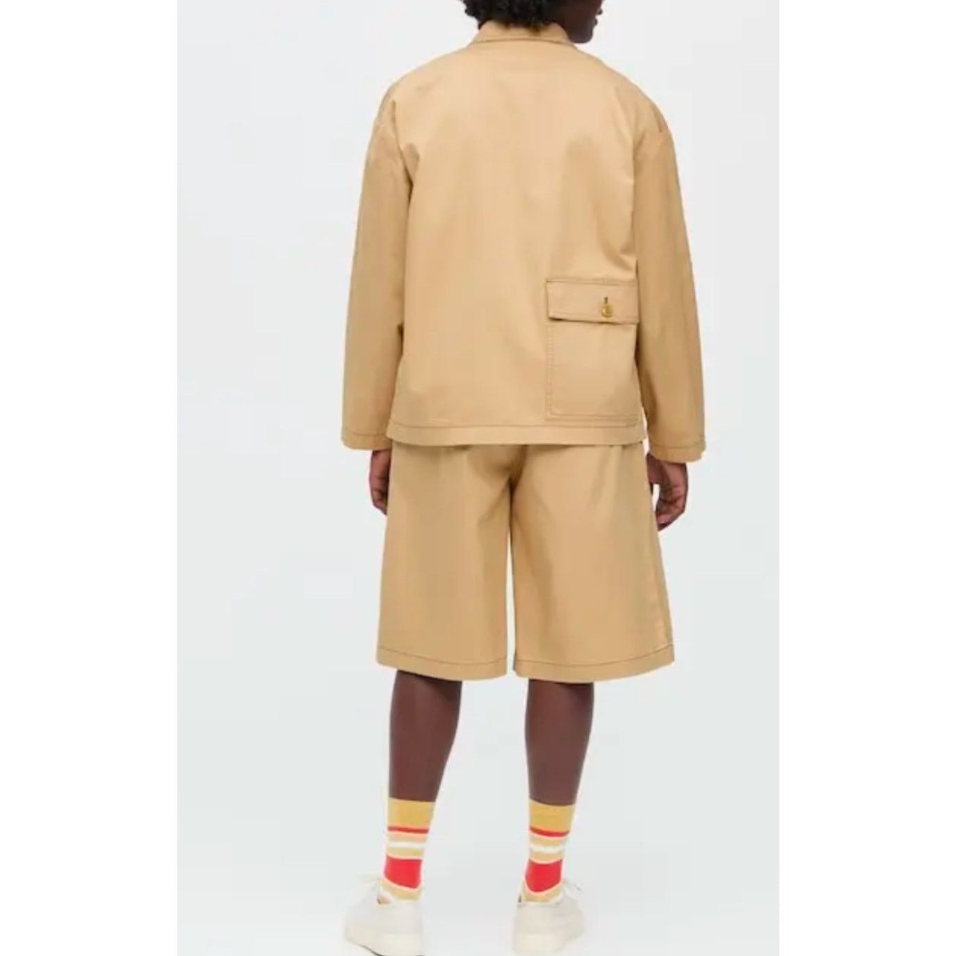 Marni Uniqlo X MARNI - Oversized Utility Jacket /XS/Beige Size US XS / EU 42 / 0 - 2 Thumbnail