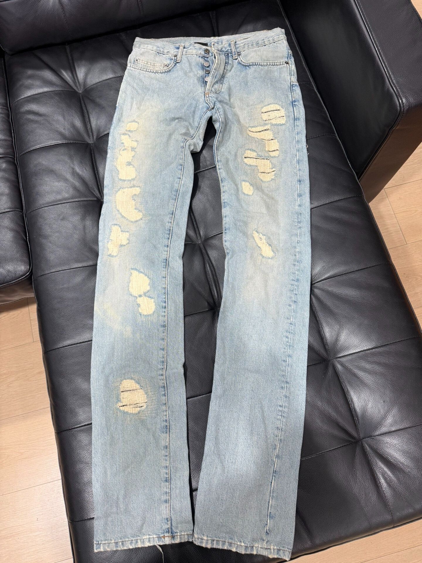 Dior Dior Homme Distressed Washed Jeans Size US 28 / EU 44 - 1 Thumbnail