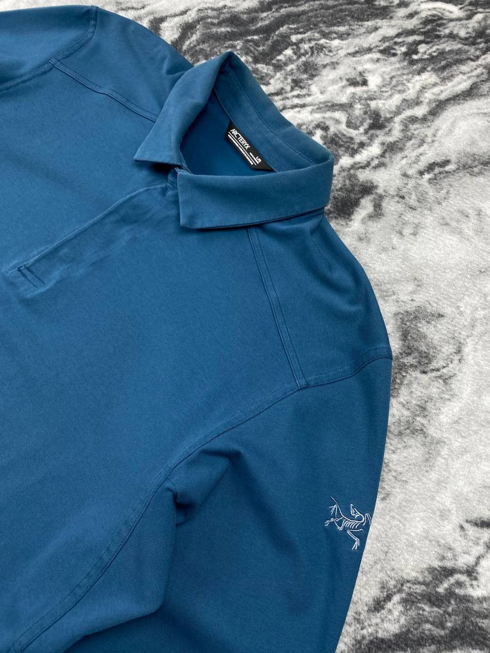 Arc'teryx Arc'teryx Captive LS Polo Long Sleeve Men Size L Blue Size US L / EU 52-54 / 3 - 2 Thumbnail