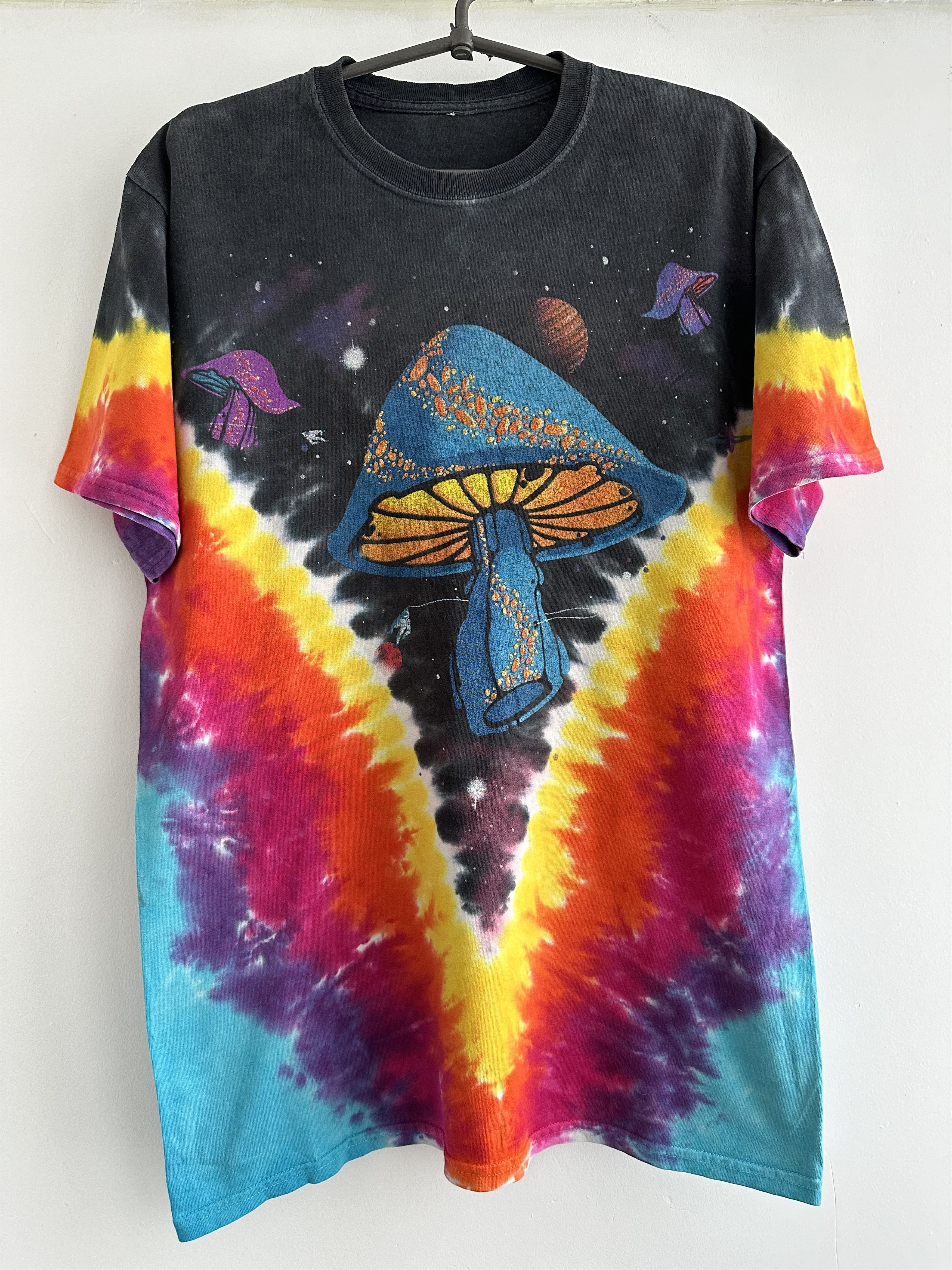 Grateful Dead Vintage Liquid Blue Space Mushroom T Shirt Size US M / EU 48-50 / 2 - 1 Thumbnail