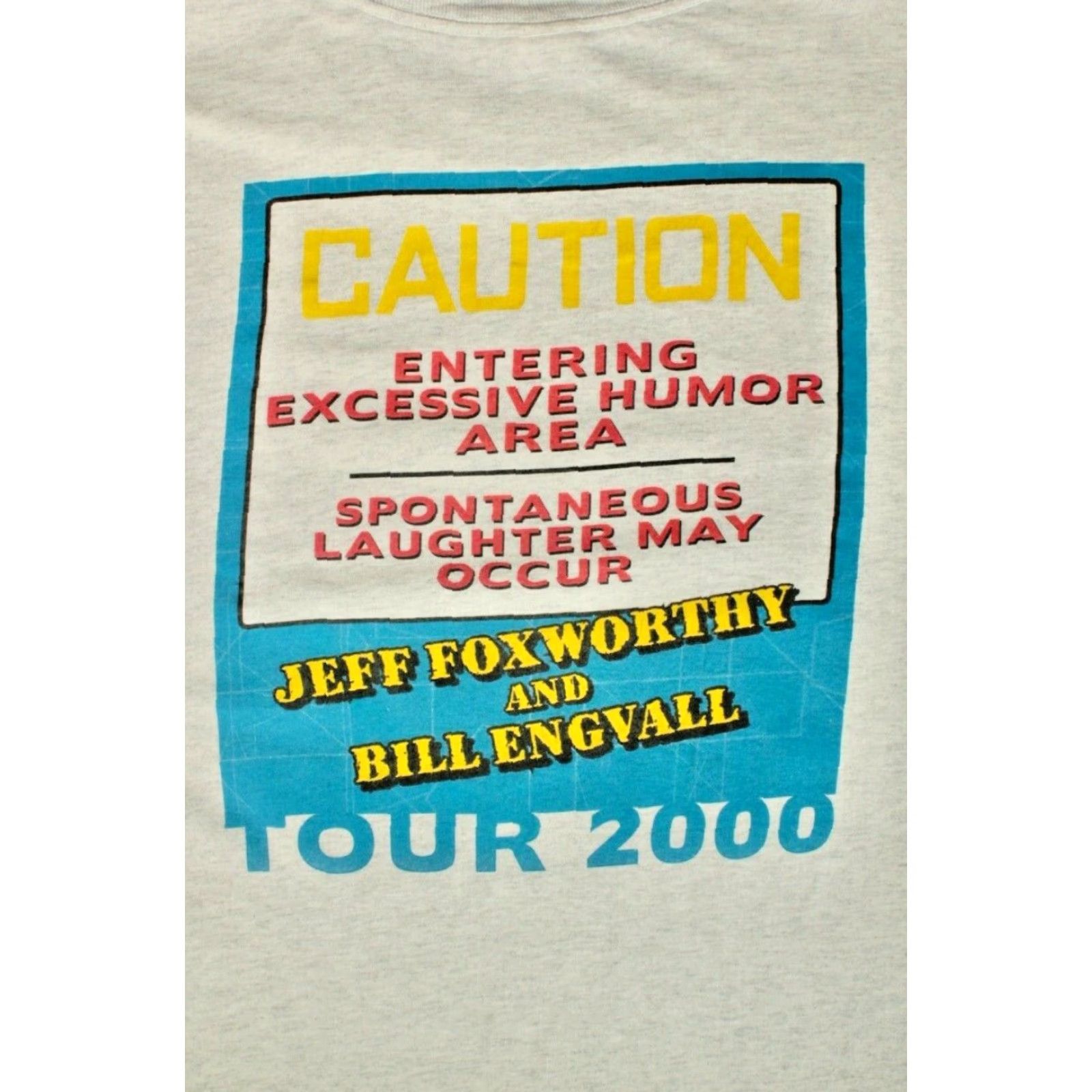 Delta Blue Collar Comedy Tour T-Shirt XXL 2000 Shirt Grey Mens Size US XXL / EU 58 / 5 - 2 Thumbnail