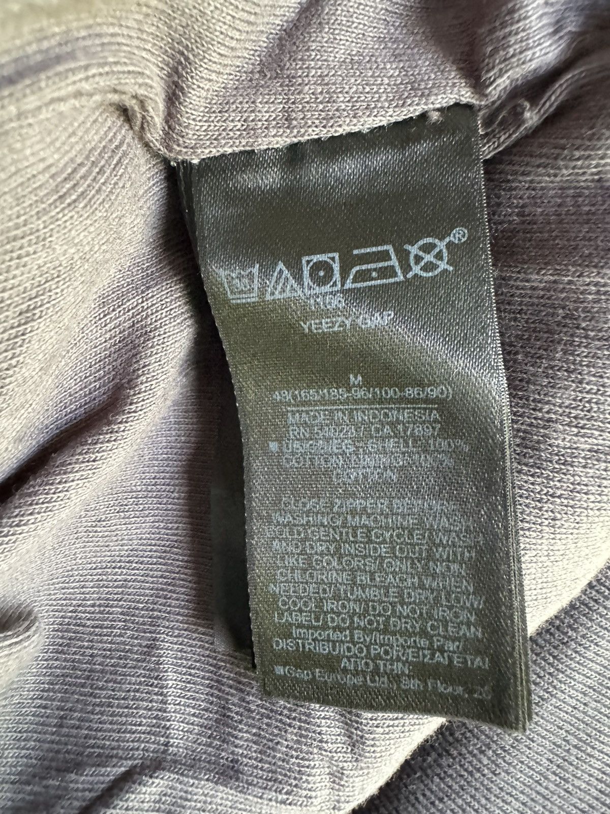 Balenciaga × Gap × Kanye West Yeezy Gap Balenciaga Zip Up Hoodie Dark Grey UNRELEASED Size US M / EU 48-50 / 2 - 5 Thumbnail