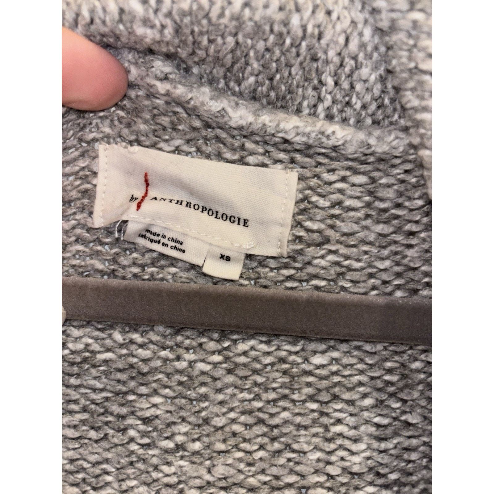 Anthropologie Anthropologie Women's Cardigan Sweater Gray Size XS Size XS / US 0-2 / IT 36-38 - 5 Thumbnail