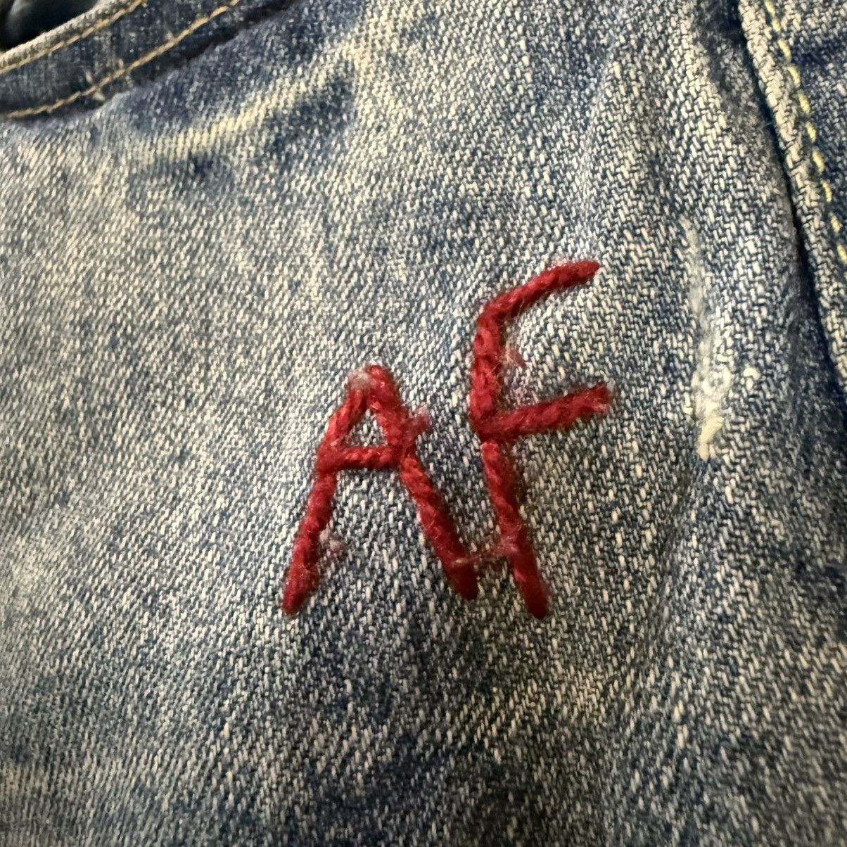 Seditionaries Destroyed Y2K A&F Flared Baggy Distressed Denim Size US 30 / EU 46 - 16 Thumbnail