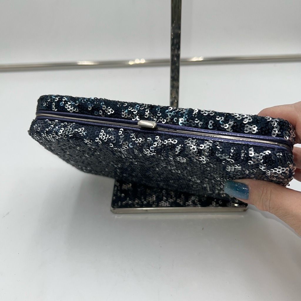 Other Unbranded Stormy Sequined Hard Clasp Clutch/Wallet Size ONE SIZE - 3 Thumbnail