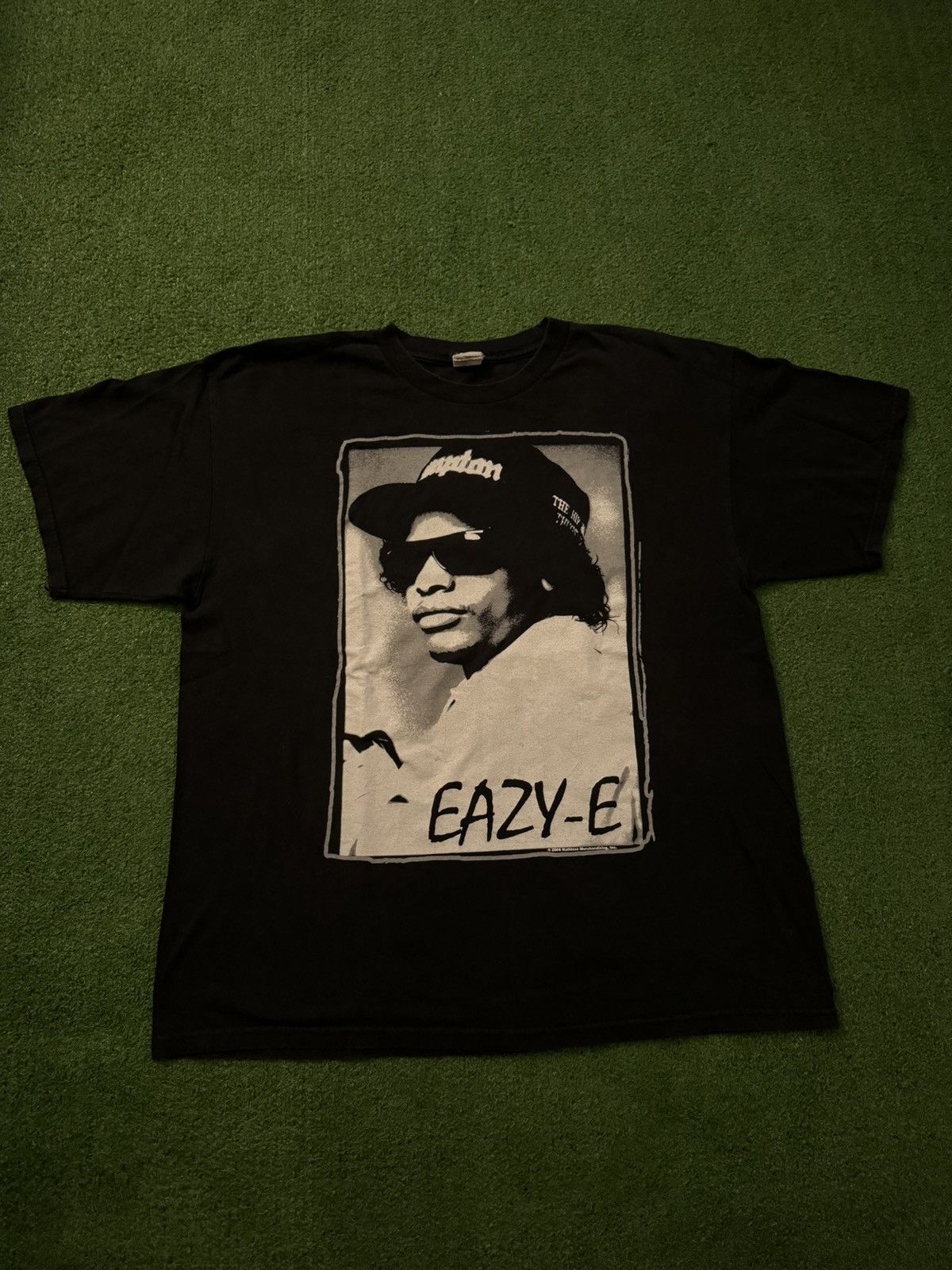 Image of Vintage Eazy E Shirt 2006 Rap Music Shirt in Black, Men's (Size XL)