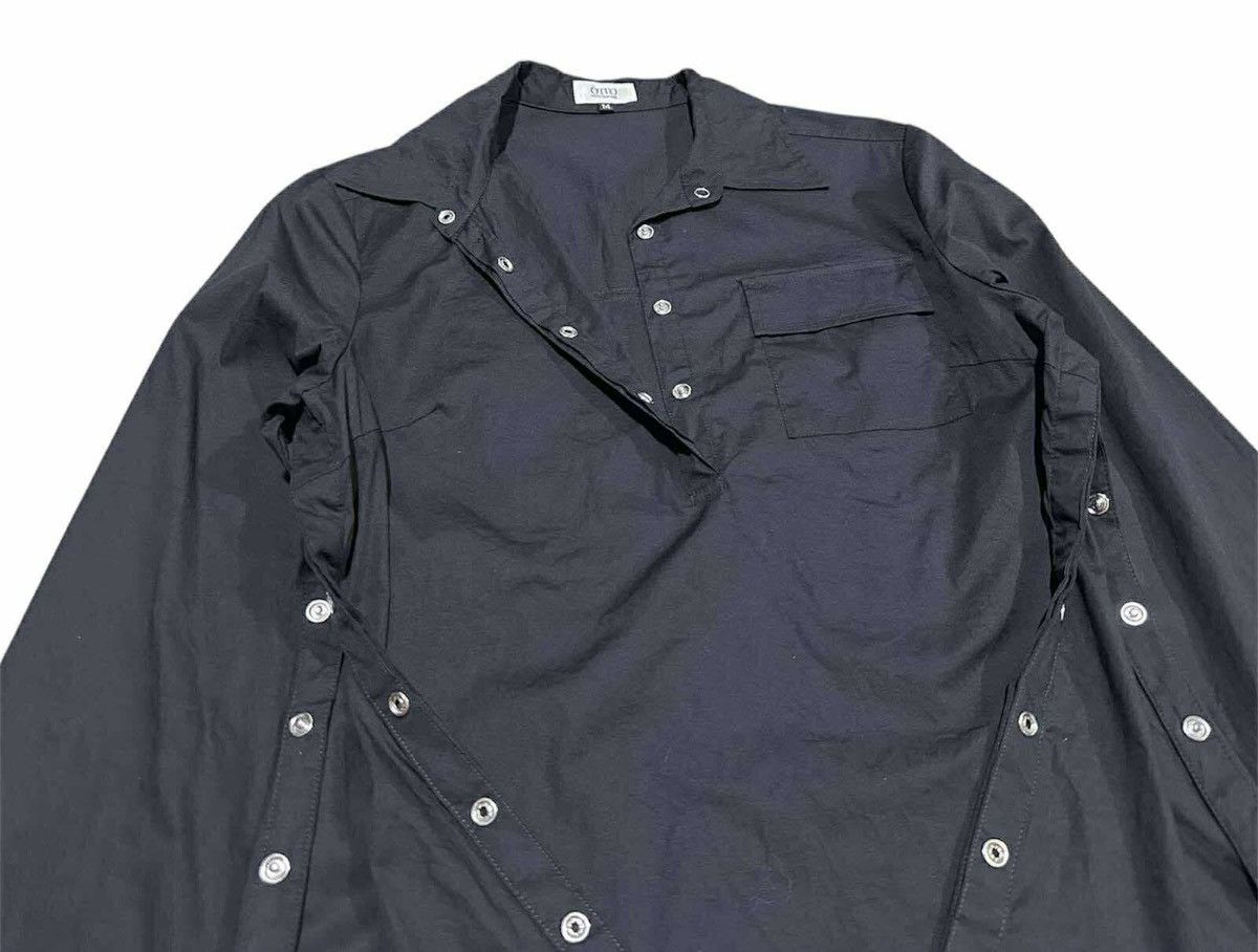 If Six Was Nine 🔥Japanese Y2K Otto Sumisho Hem Slit Snap Button Shirt Goth Size US M / EU 48-50 / 2 - 3 Thumbnail
