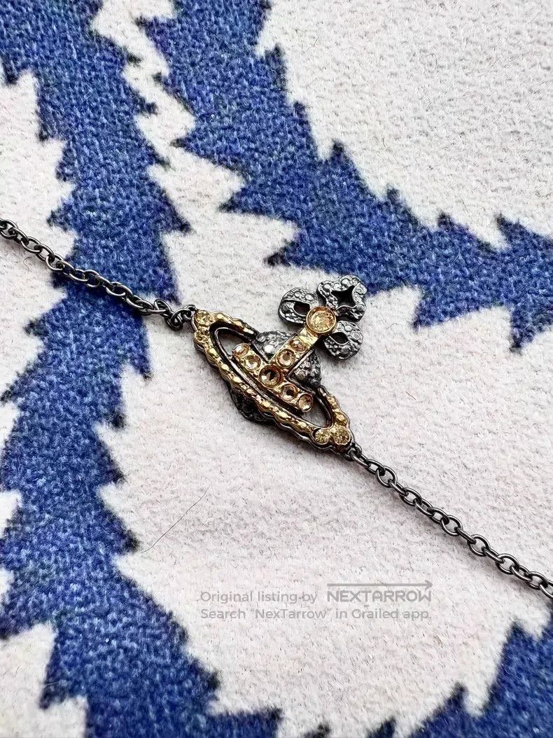 Vivienne Westwood Vivienne Westwood Vintage gun black bow tie Saturn bracele Size ONE SIZE - 2 Thumbnail