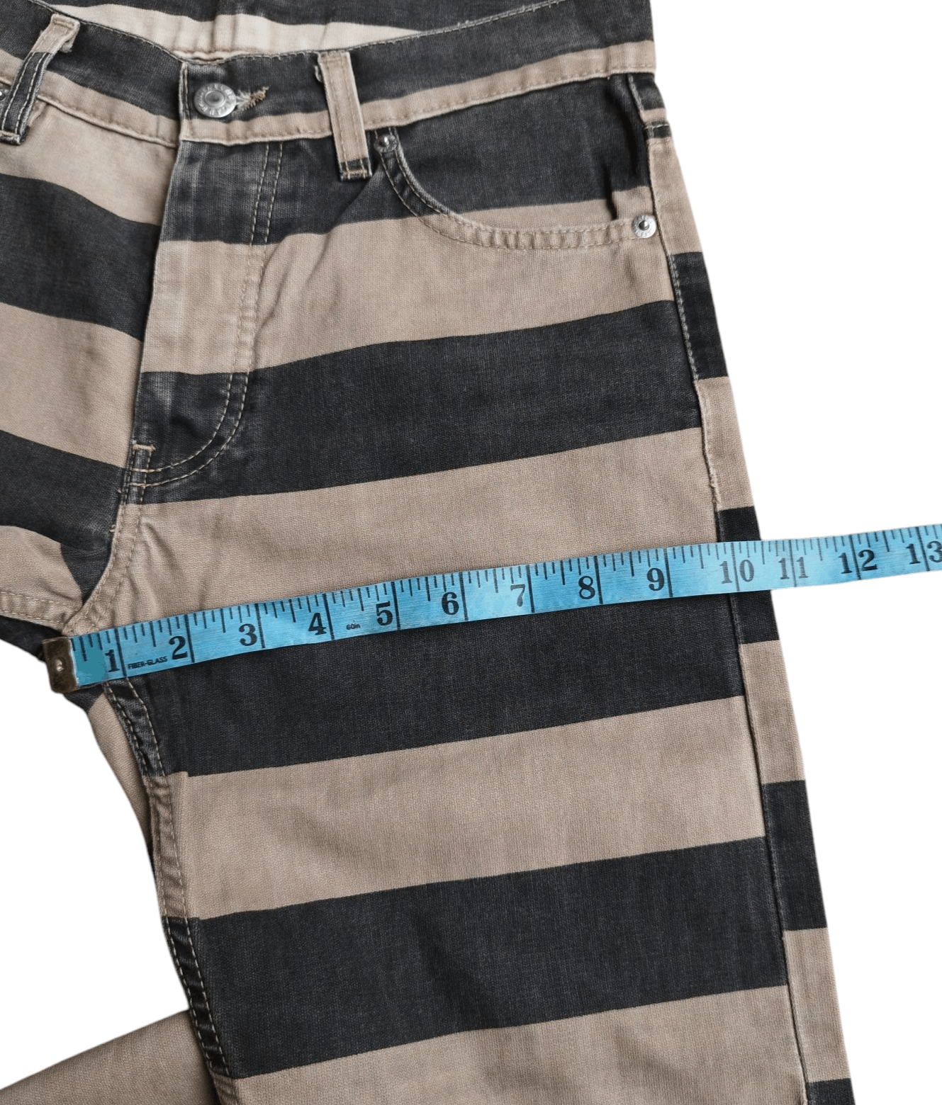 Helmut Lang Helmut Lang prisoner black stripe jeans Size US 28 / EU 44 - 11 Thumbnail