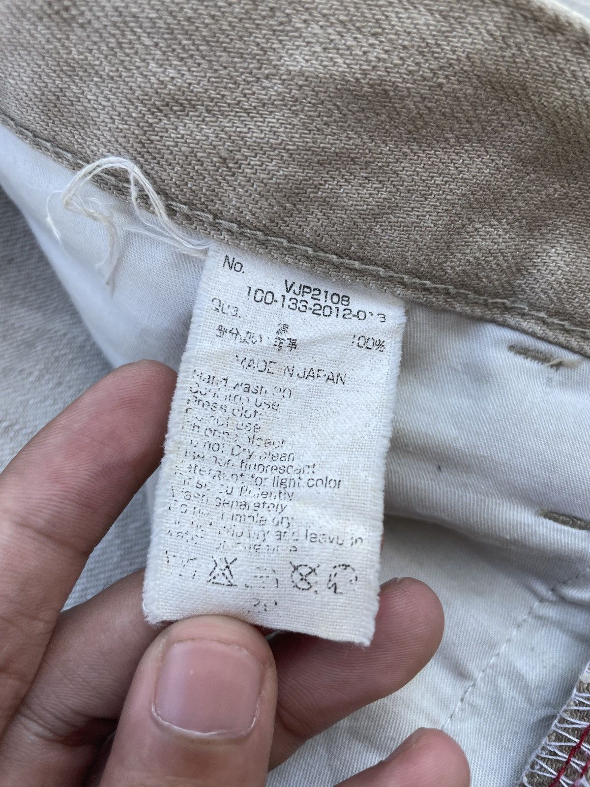 Japanese Brand 2000s JAPANESE BRAND VANQUISH WHISKER WASHED SKINNY ARCHIVE Size US 31 - 3 Thumbnail
