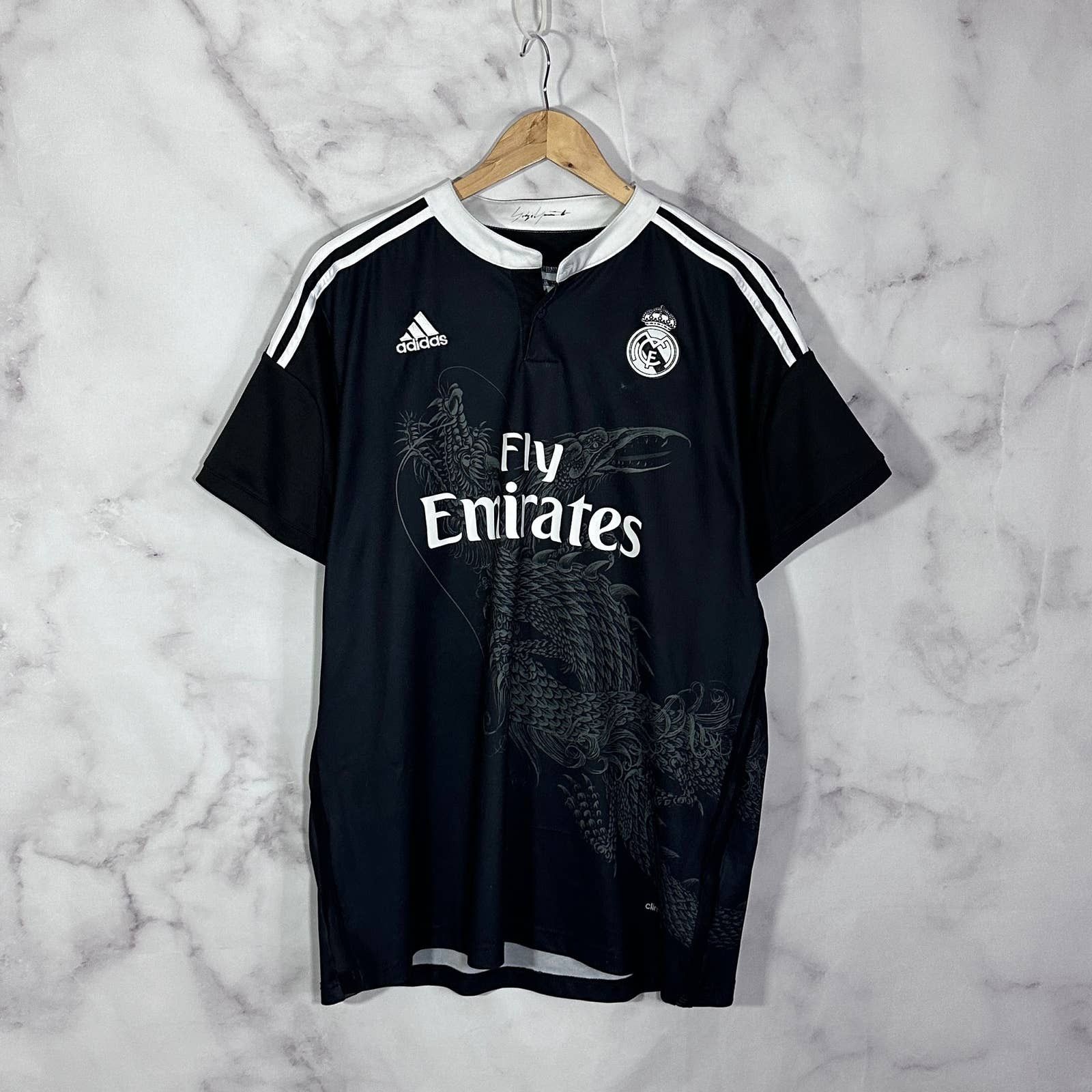 Adidas Black Print Ronaldo Jersey | Grailed