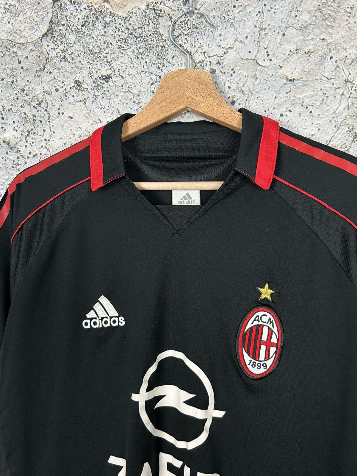 Adidas Vintage AC Milan 2005 Adidas Soccer Jersey Football Rare Size US L / EU 52-54 / 3 - 3 Thumbnail