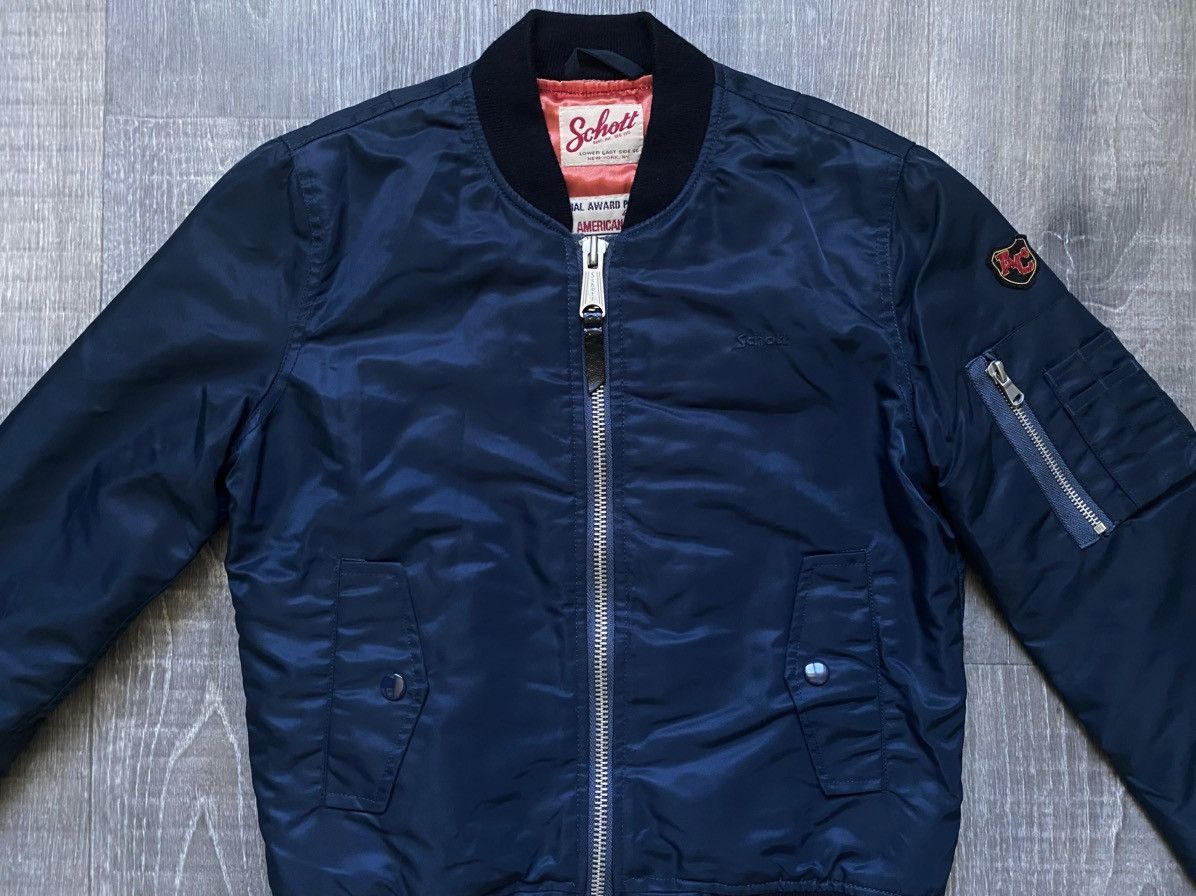 Schott MA-1 American College Navy Bomber Jacket