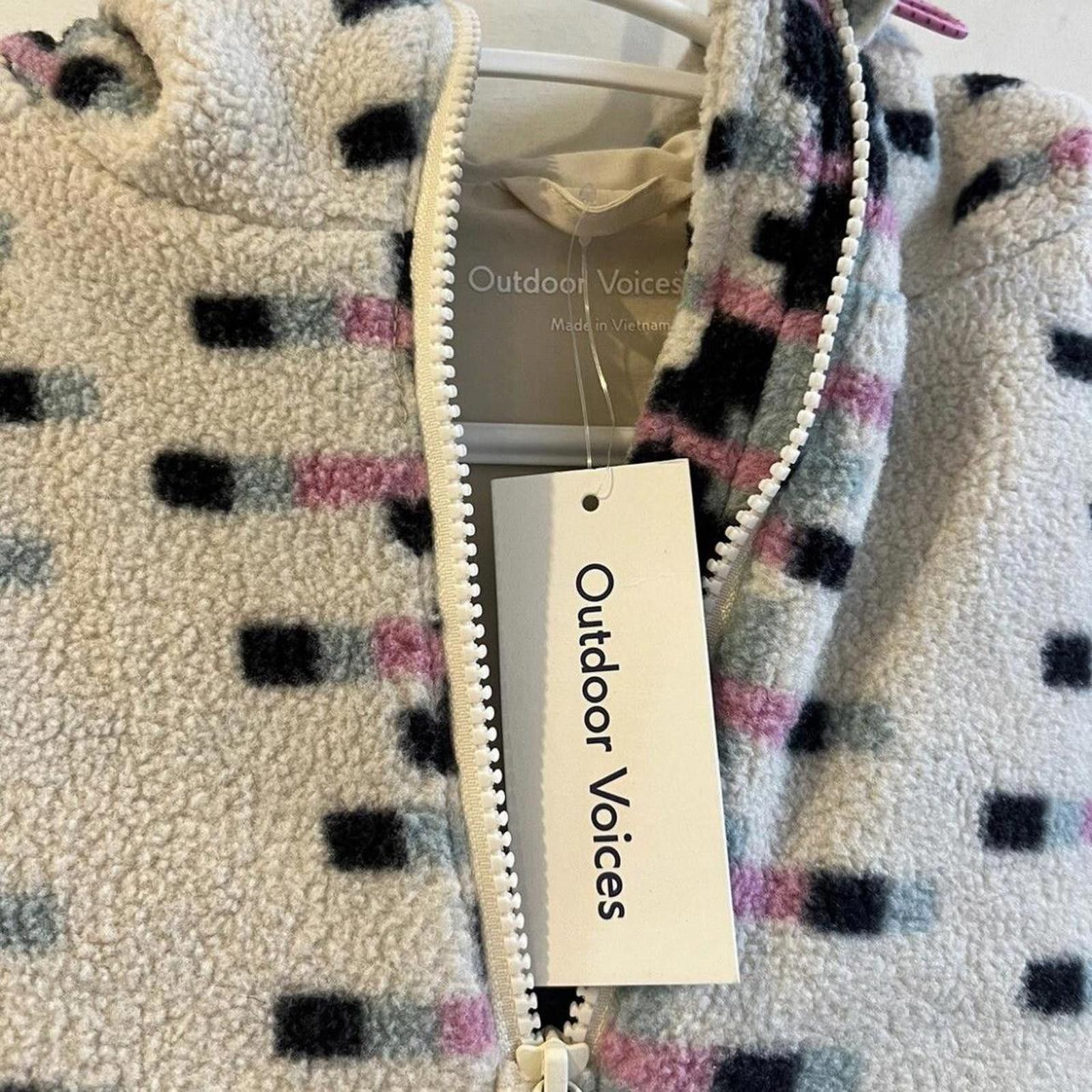 Outdoor Voices Outdoor Voices Crop Fleece Hoodie Size XS / US 0-2 / IT 36-38 - 4 Thumbnail