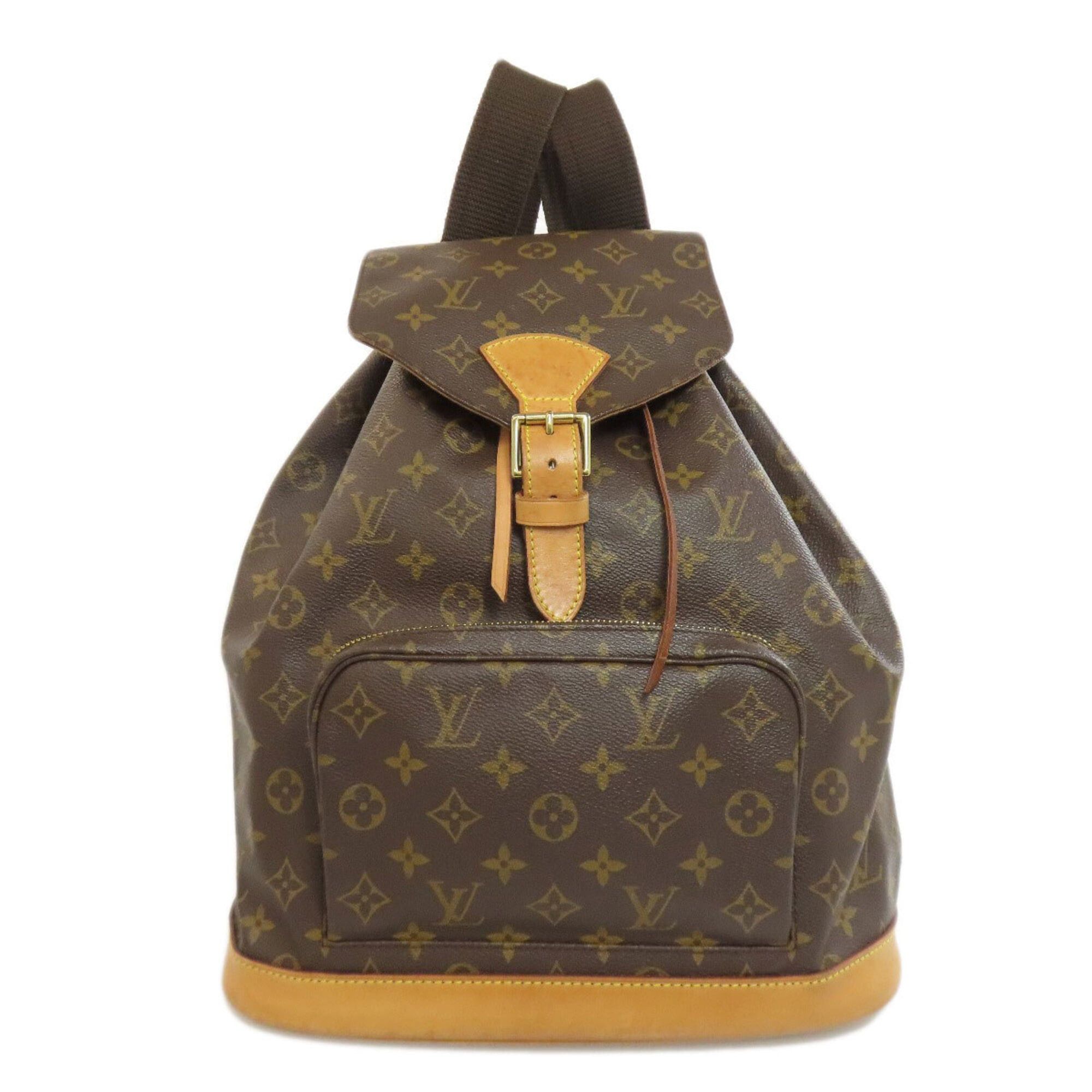 Louis Vuitton Louis Vuitton M51135 Montsouris GM Backpack/Daypack, Monogram Canvas, Women's LOUIS VUITTON Size ONE SIZE - 1 Thumbnail