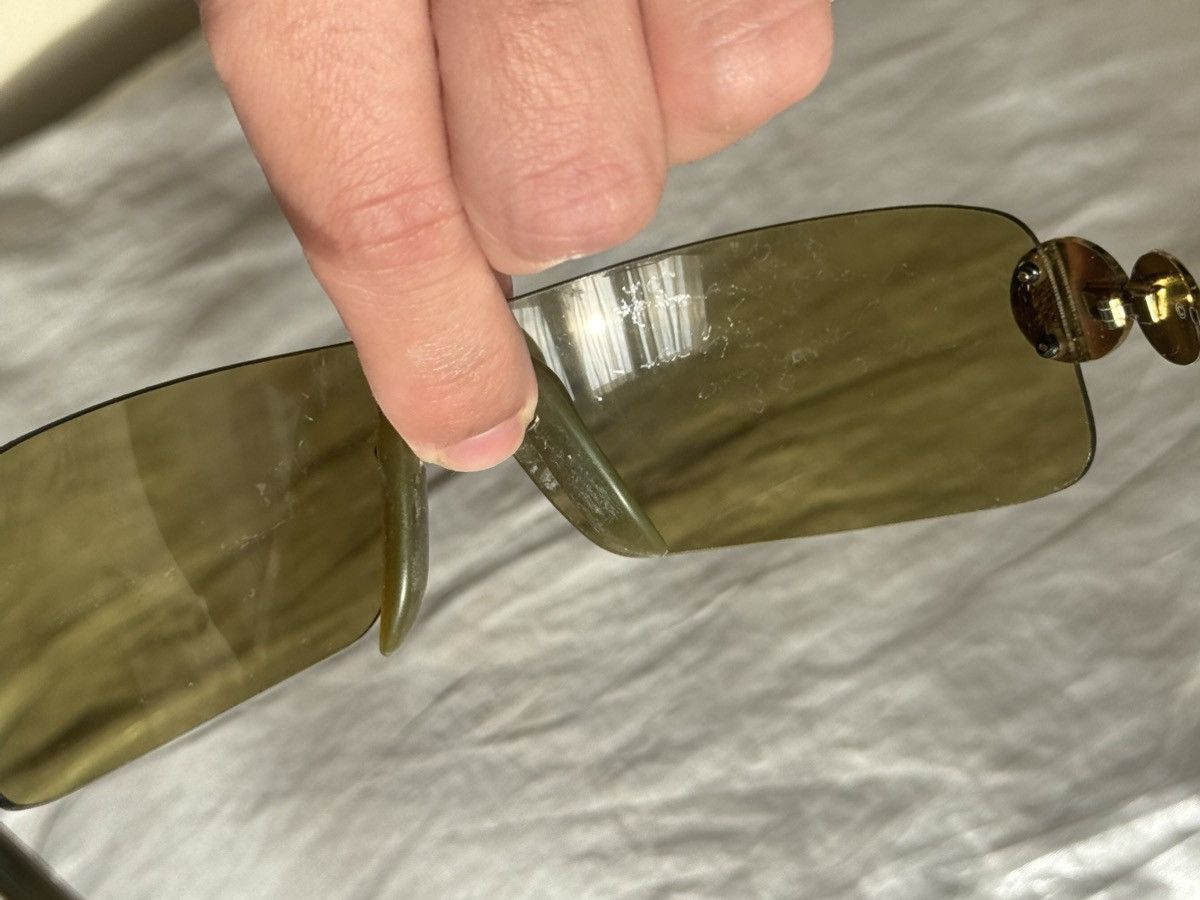 Dior Dior green y2k shield sunglasses Size ONE SIZE - 7 Thumbnail