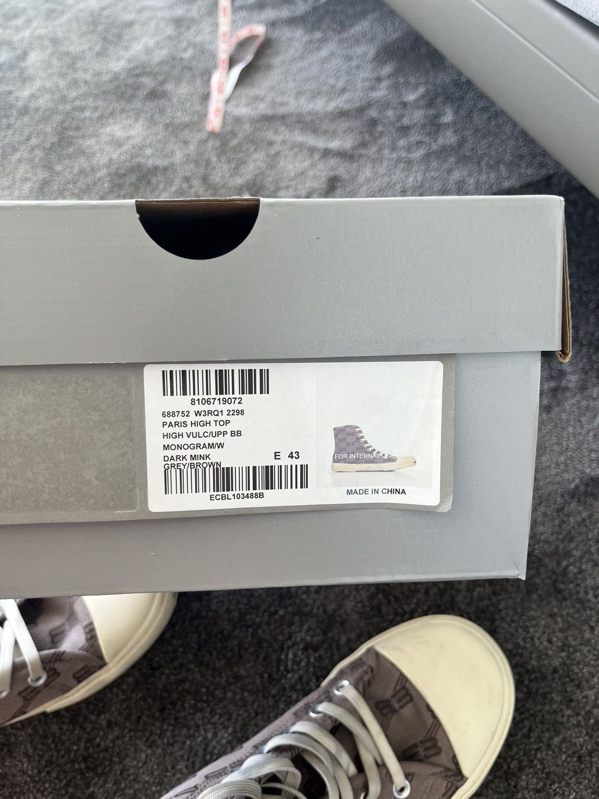 Balenciaga Balenciaga Paris high top Size US 9.5 / EU 42-43 - 10 Thumbnail